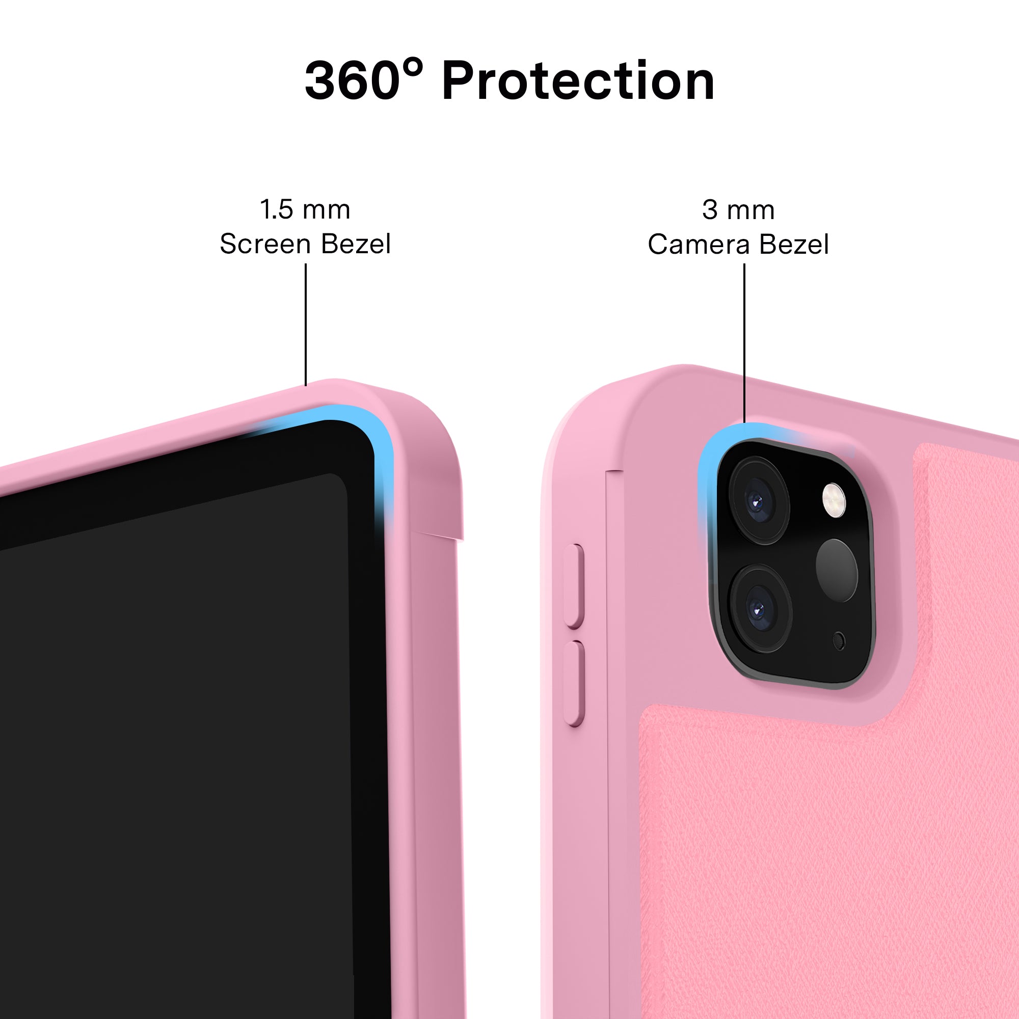 Posie Pink Bow iPad Case