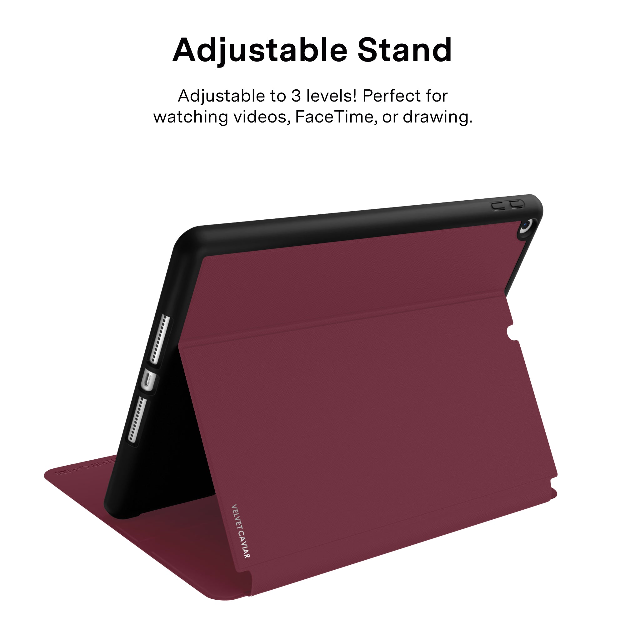 Burgundy 1990 iPad Case