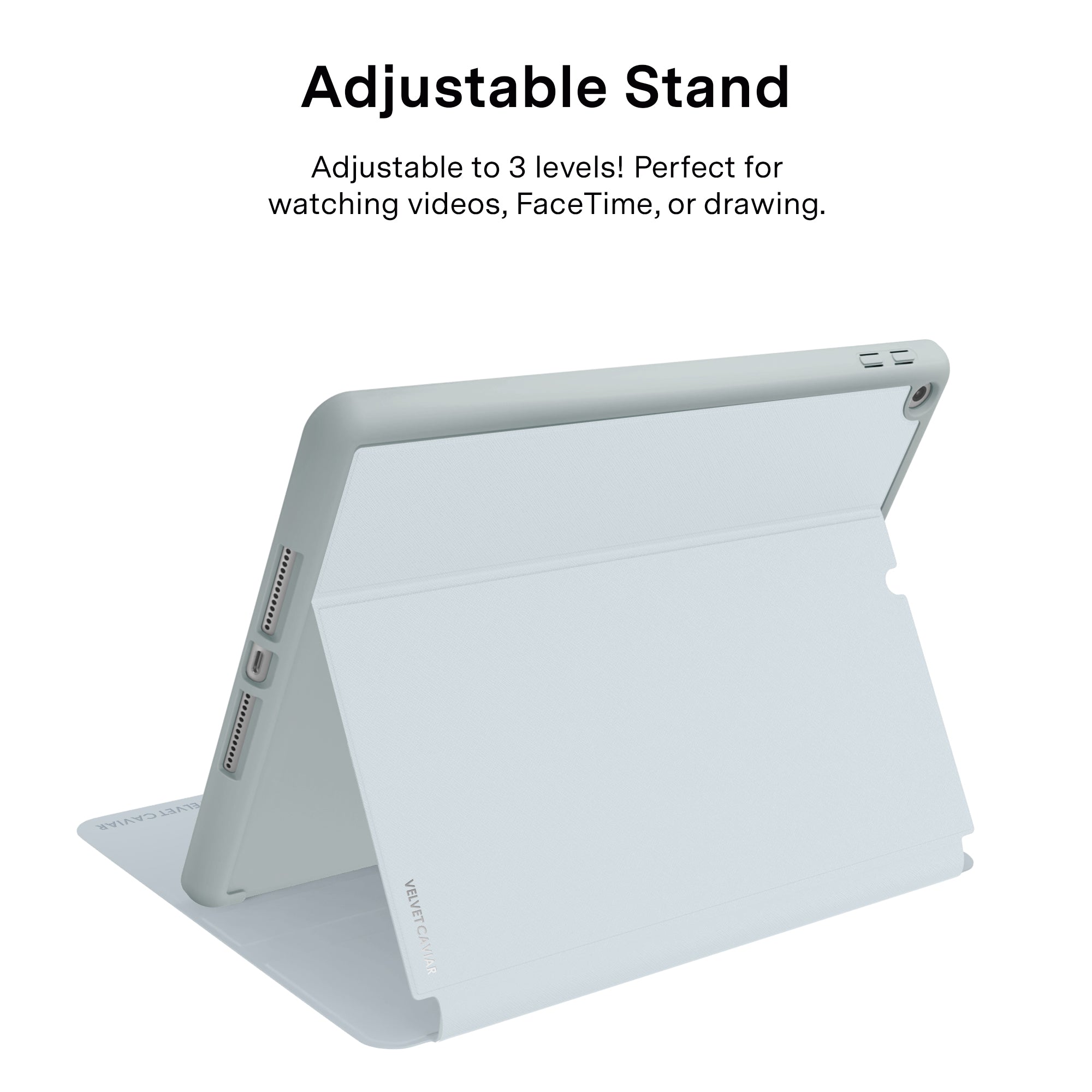 French Blue Floral iPad Case