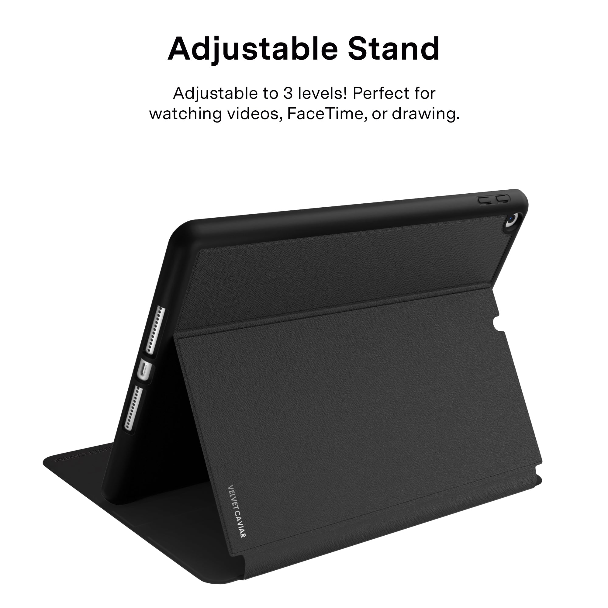 Mocha Vibe Checkered iPad Case