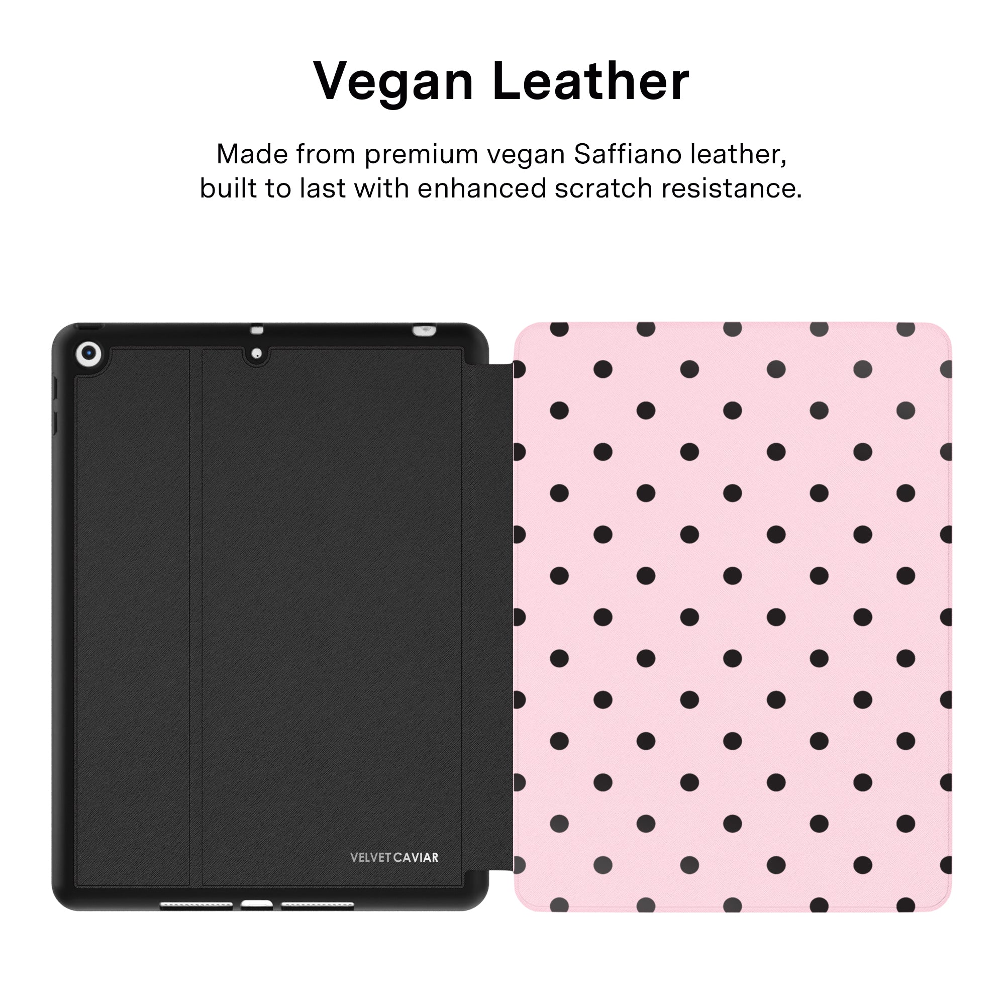 Princess Pink Polka Dot iPad Case