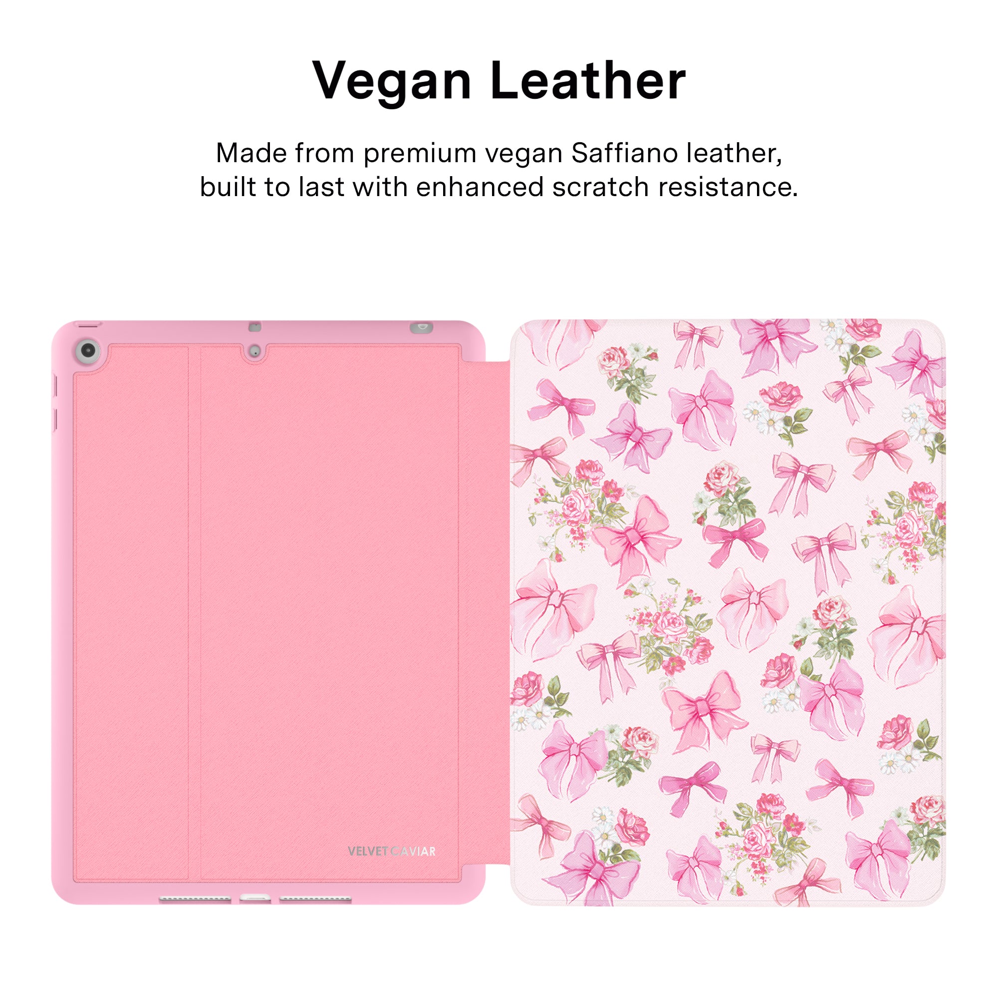 Posie Pink Bow iPad Case