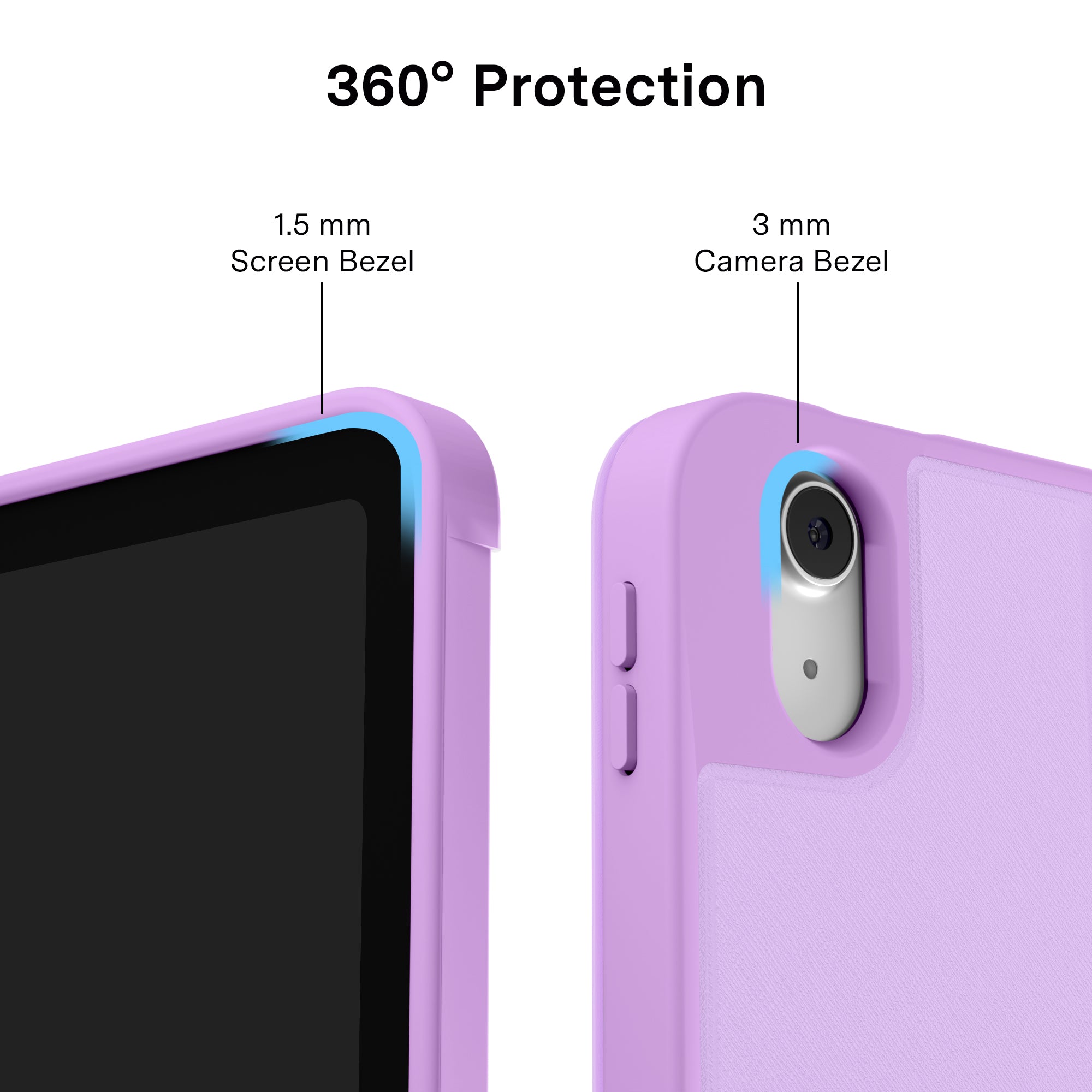 Dainty Lilac Floral iPad Case