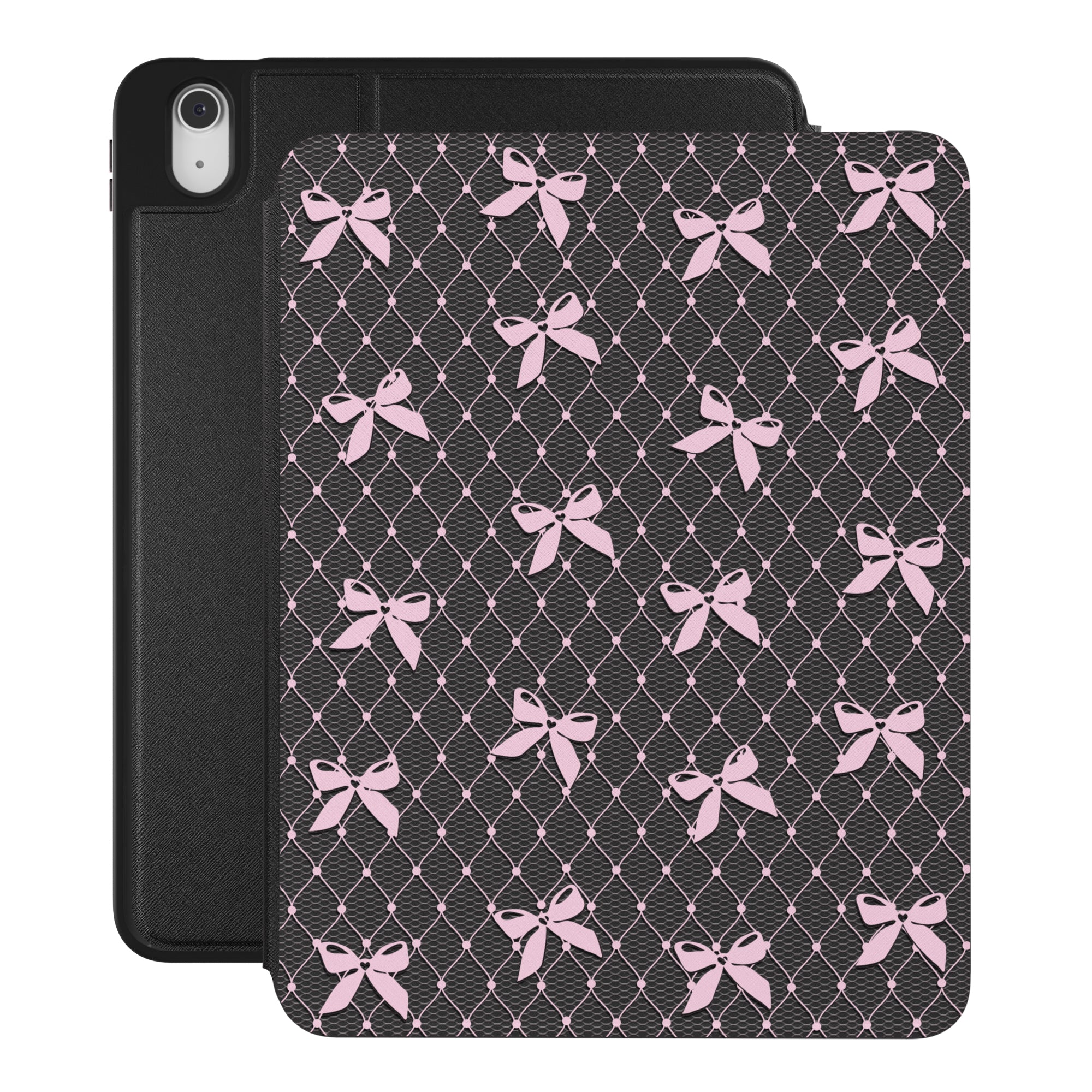 Lacy Pink Bows iPad Case