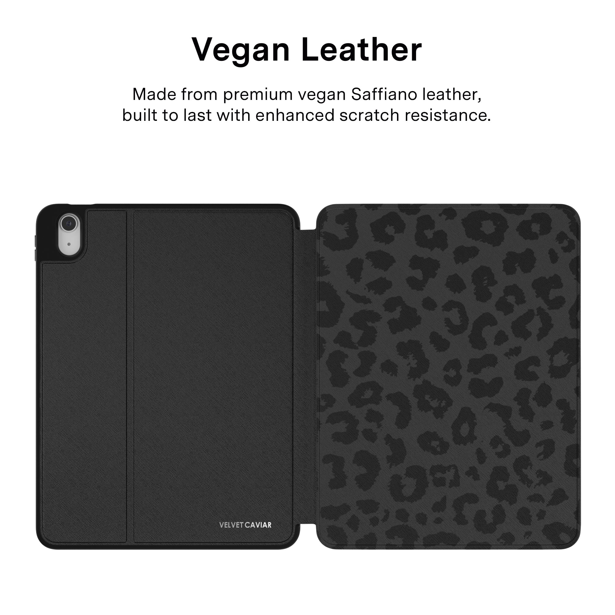 Black Leopard iPad Case