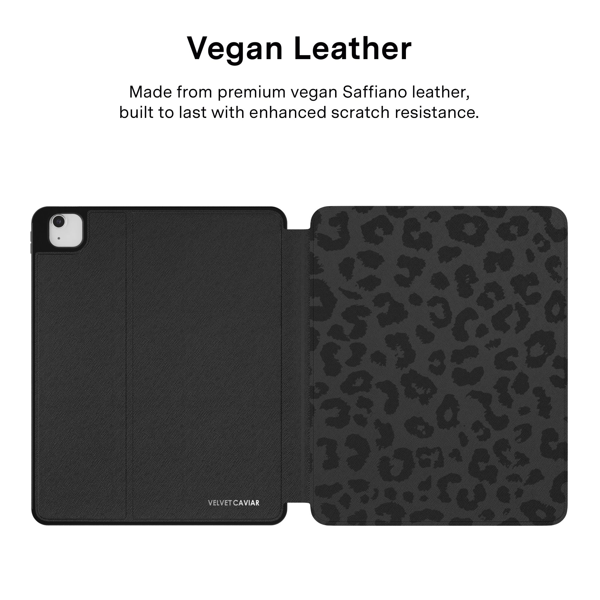 Black Leopard iPad Case