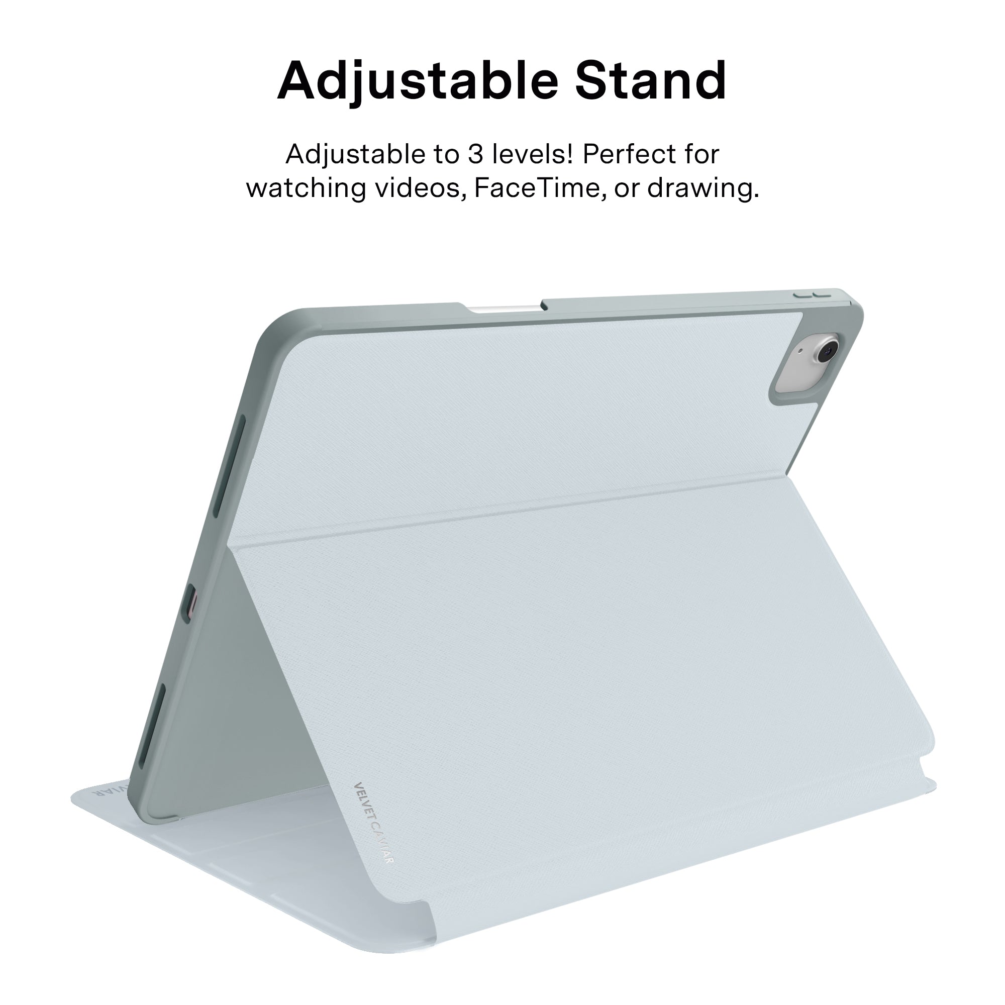 French Blue Floral iPad Case