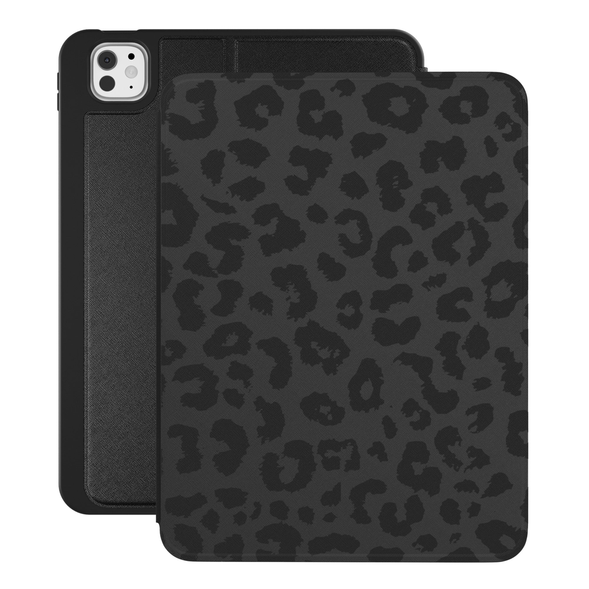Black Leopard iPad Case