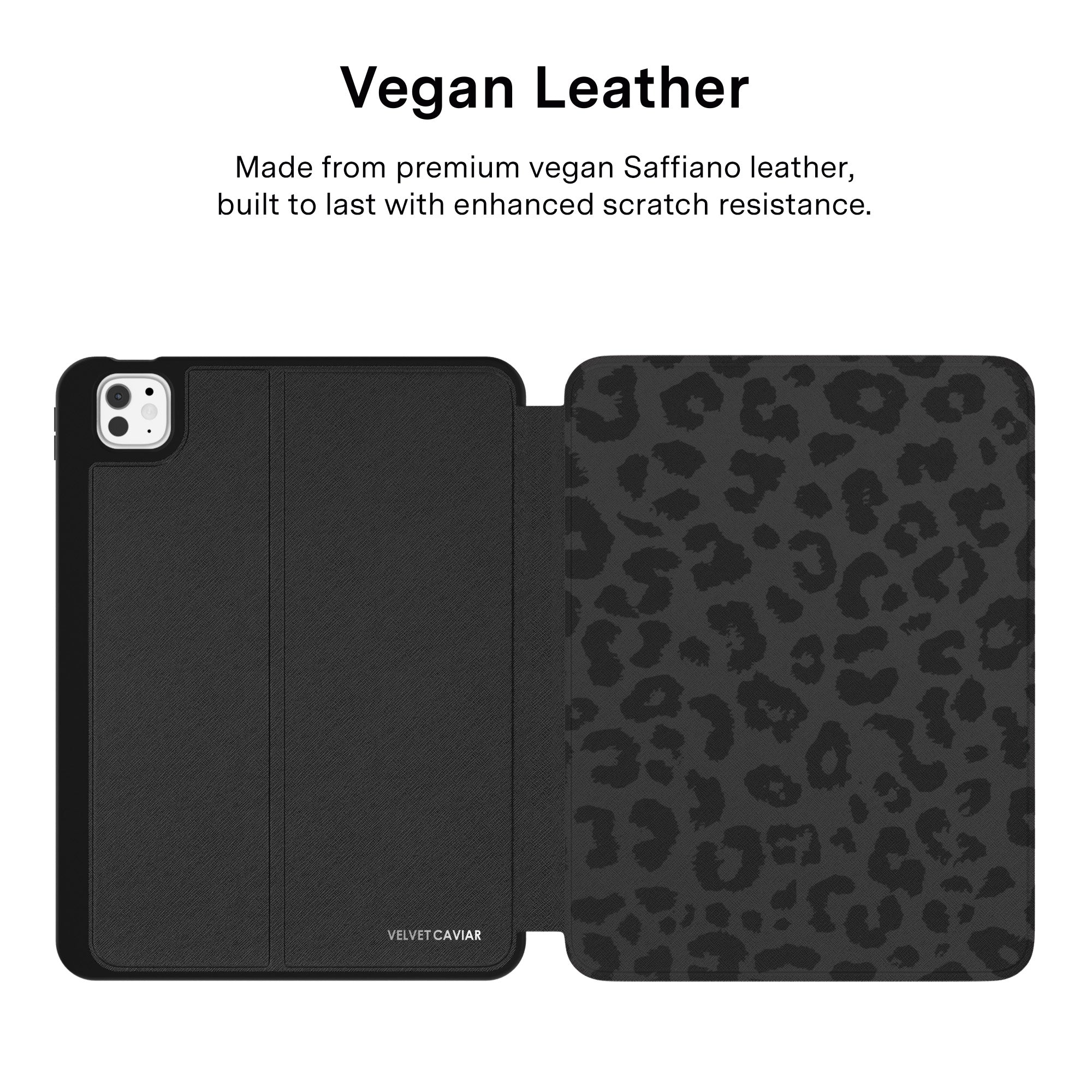 Black Leopard iPad Case