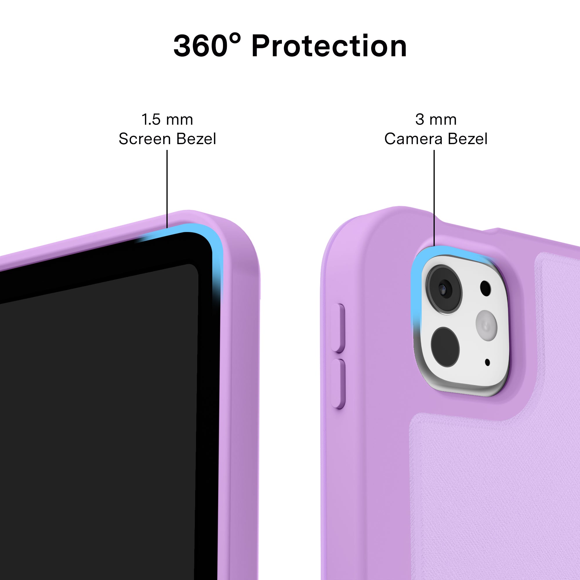 Dainty Lilac Floral iPad Case