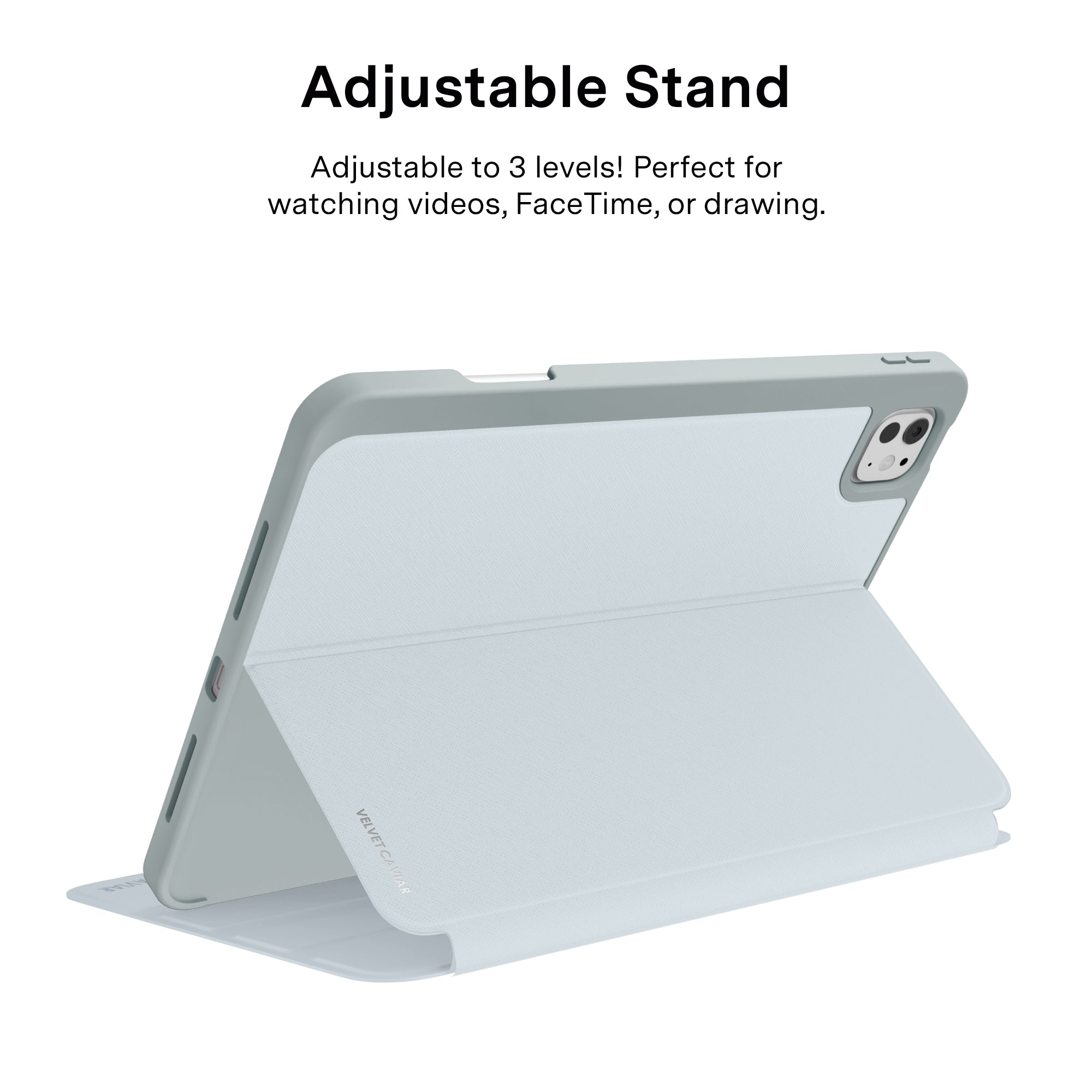 French Blue Floral iPad Case