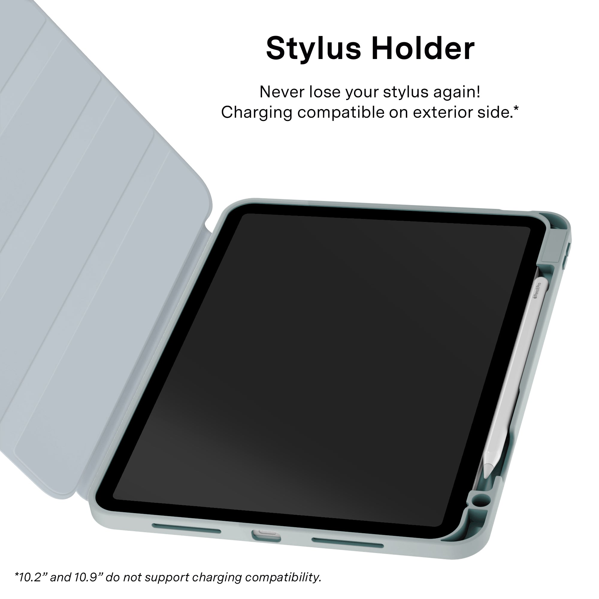 French Blue Floral iPad Case