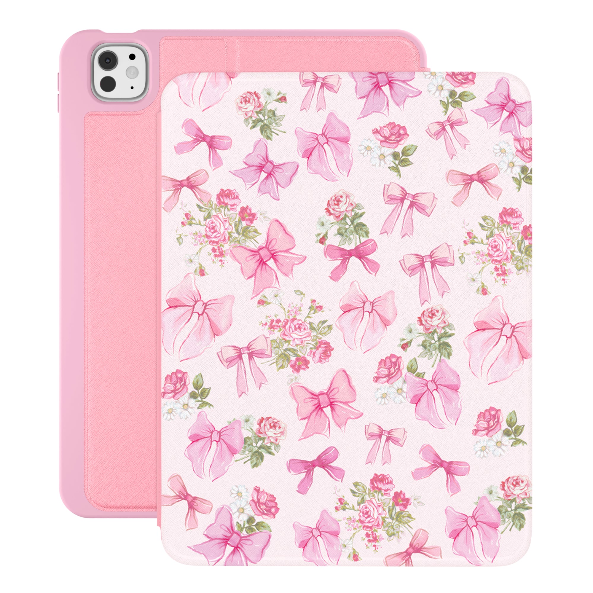 Posie Pink Bow iPad Case