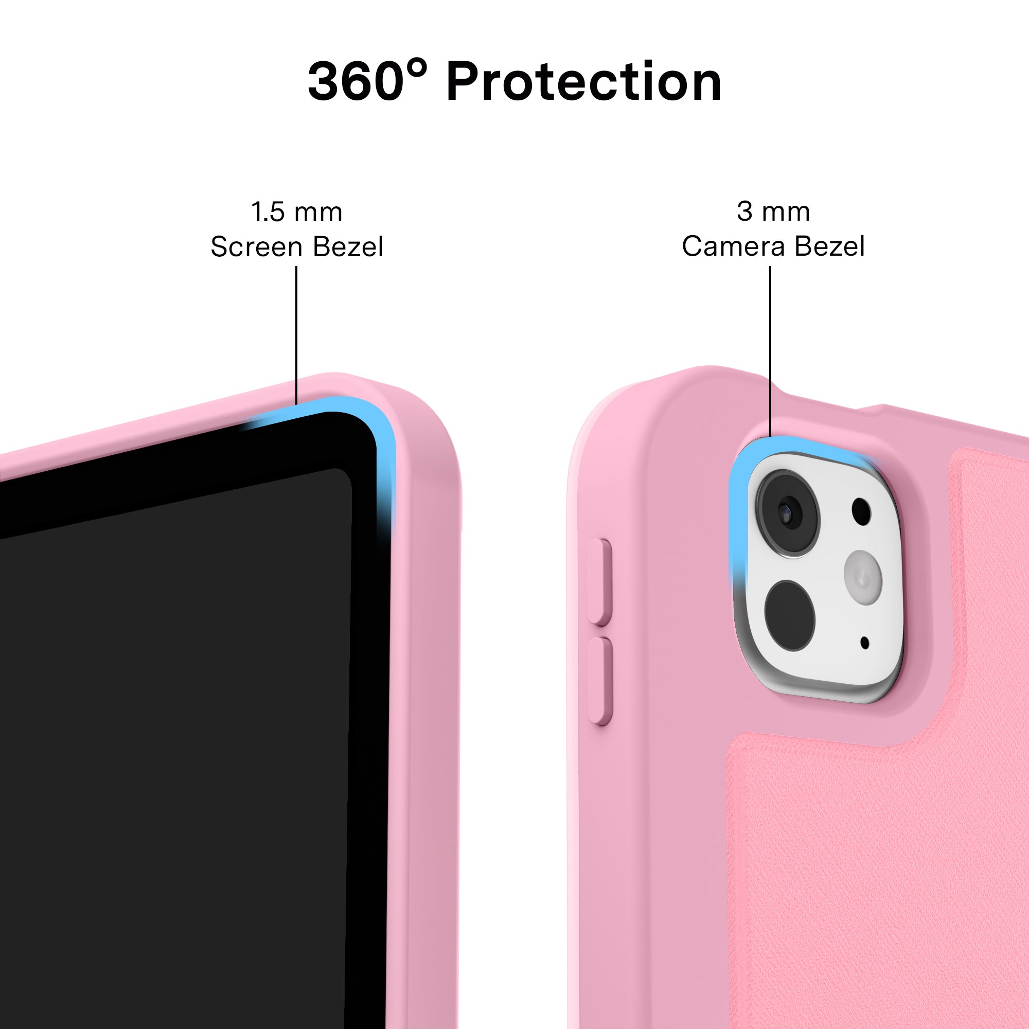 Posie Pink Bow iPad Case