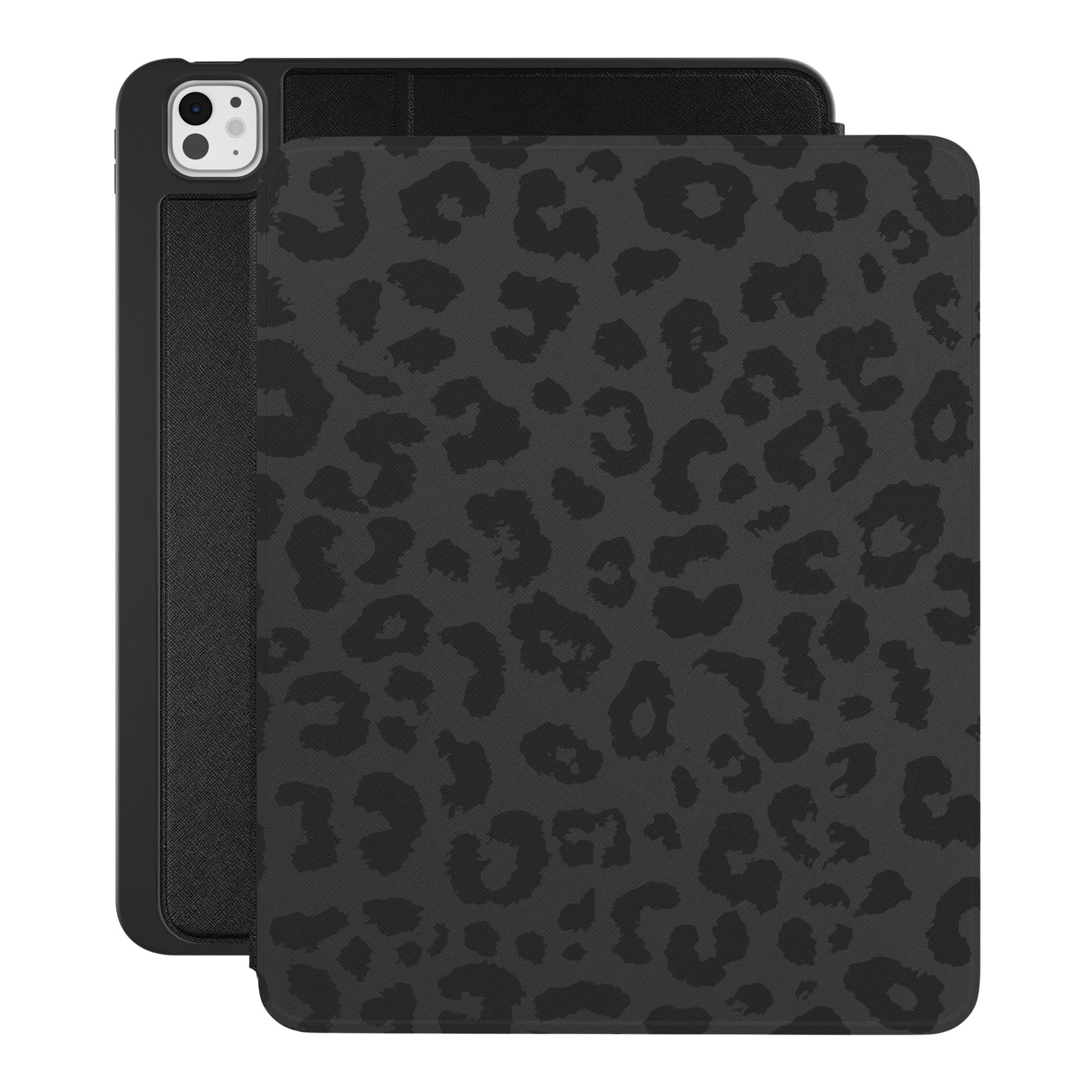 Black Leopard iPad Case