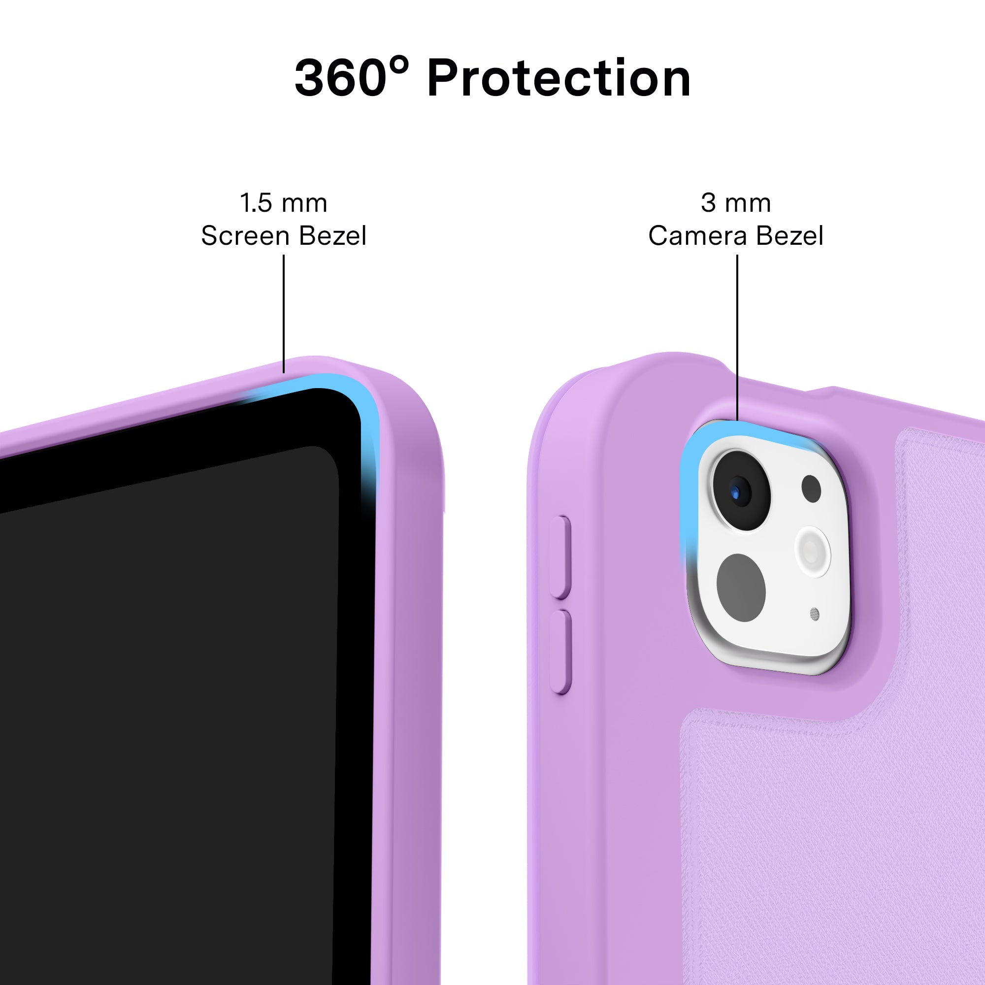 Dainty Lilac Floral iPad Case