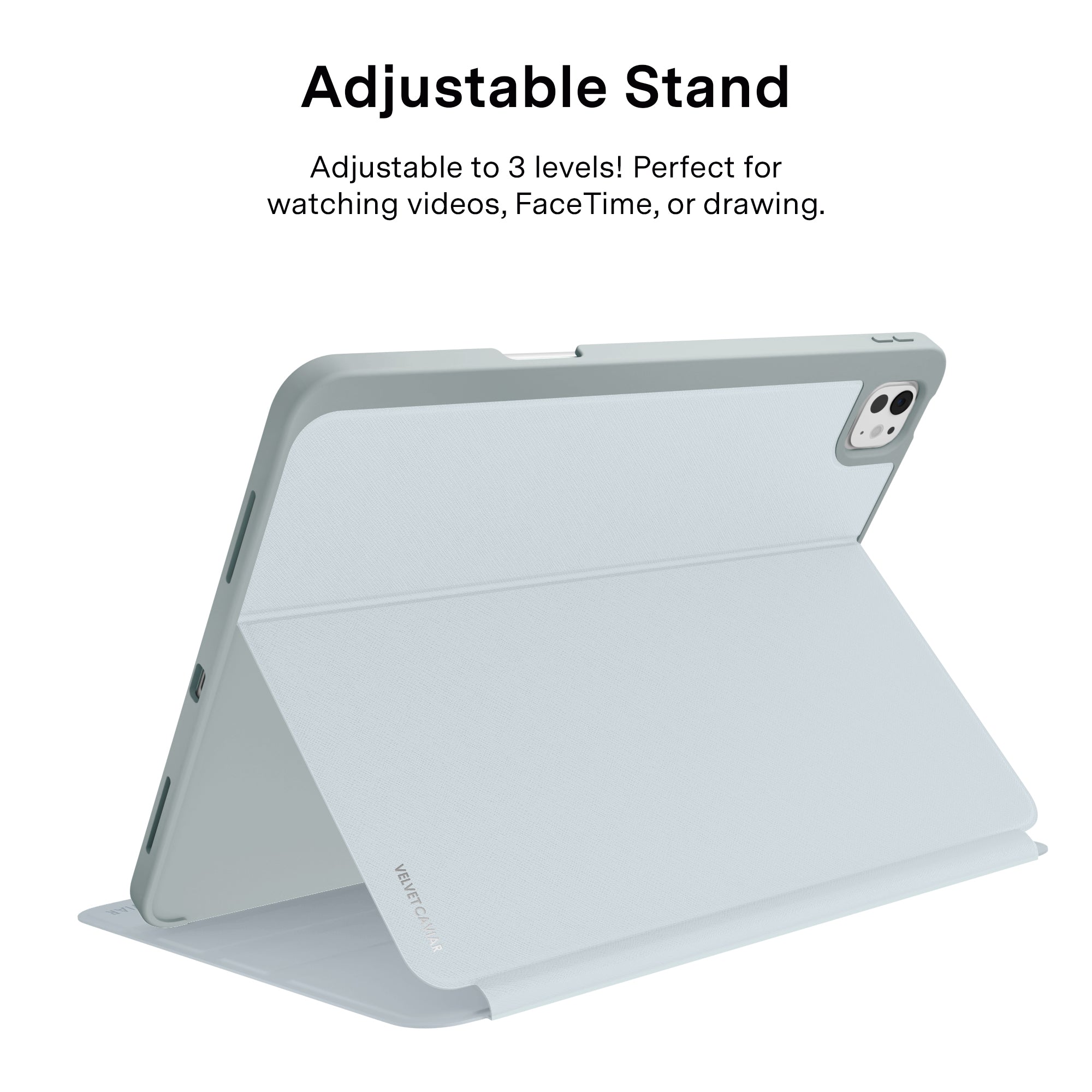 French Blue Floral iPad Case