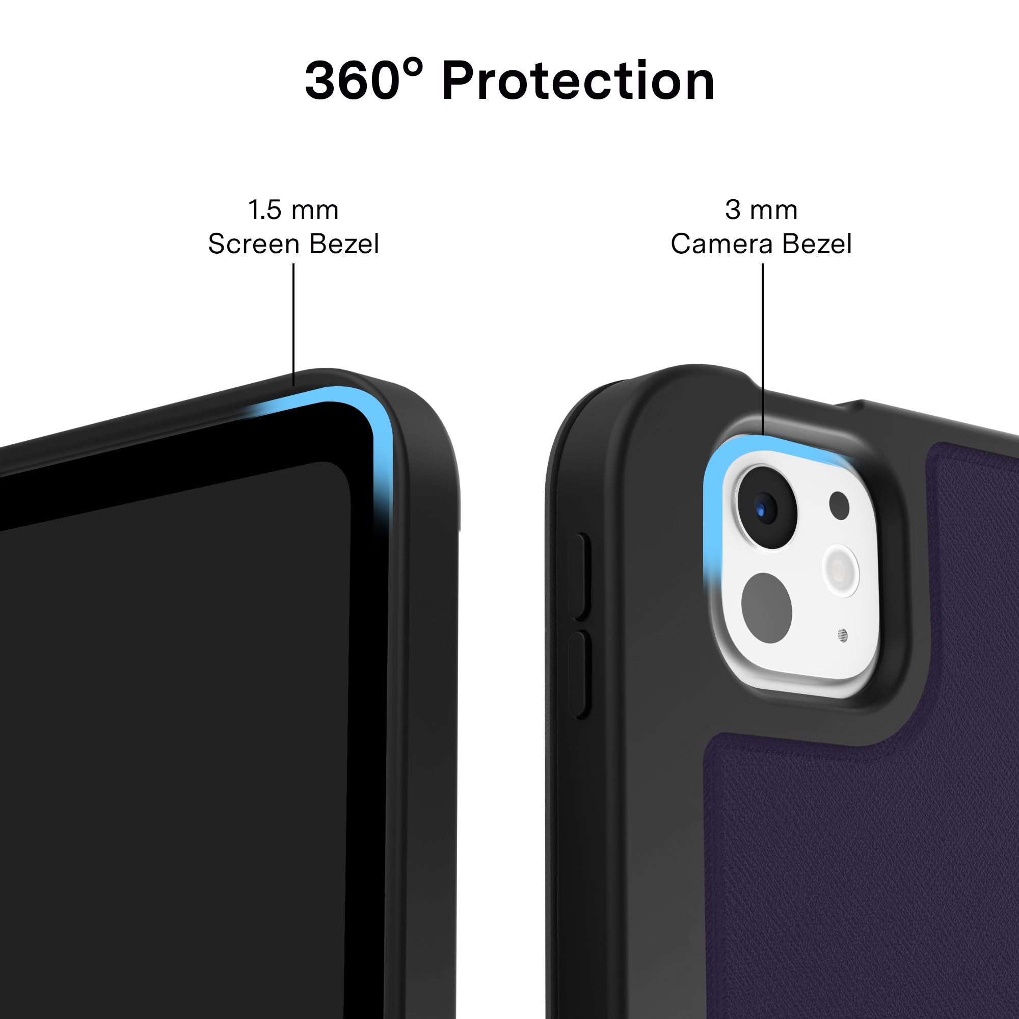 Midnight Blossom iPad Case