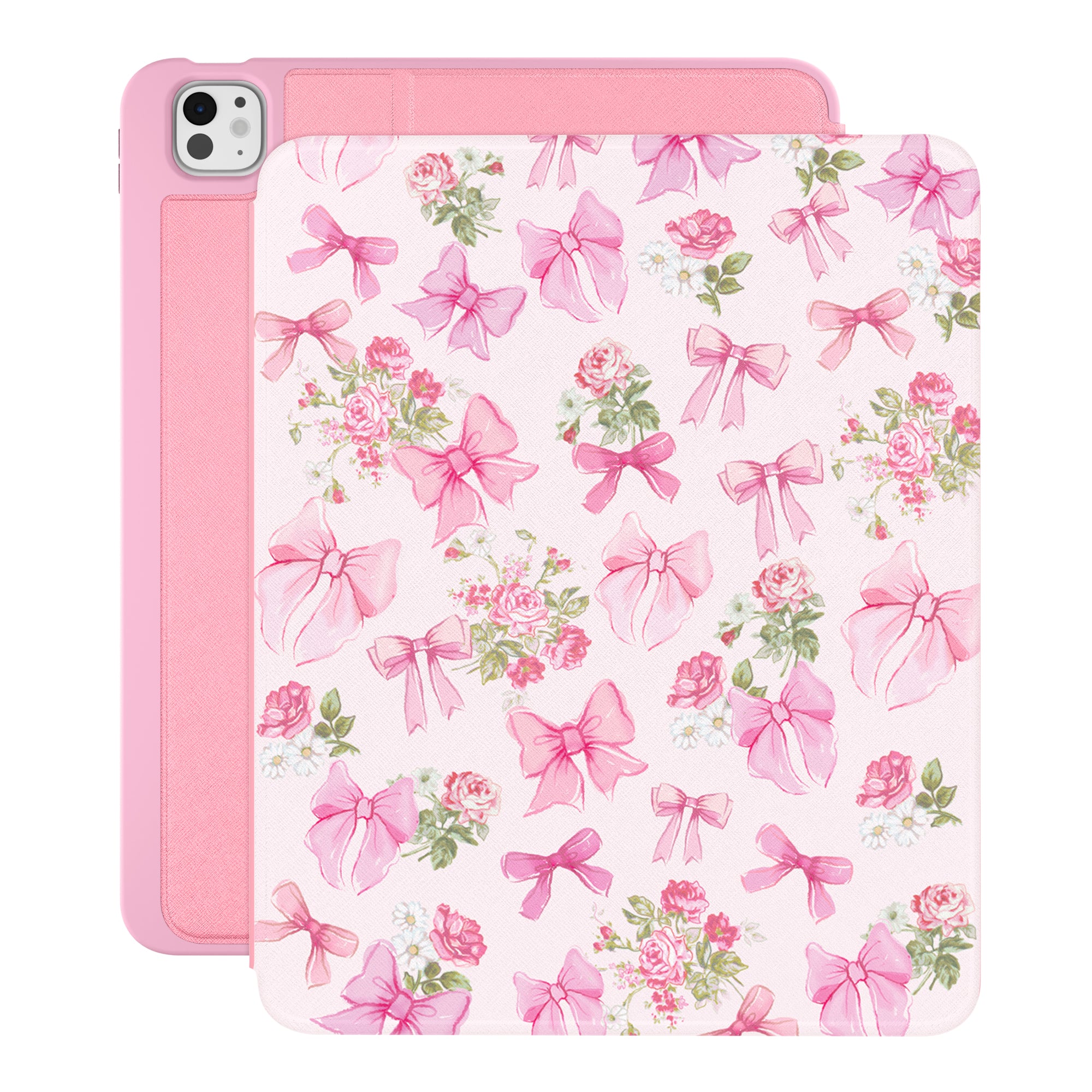 Posie Pink Bow iPad Case