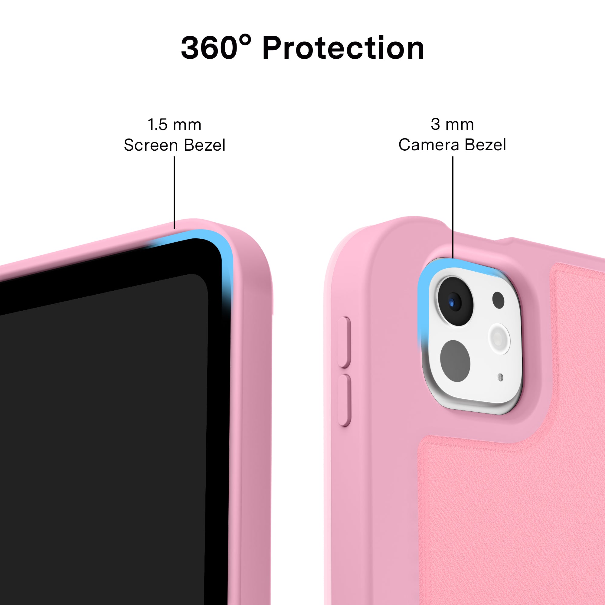 Posie Pink Bow iPad Case