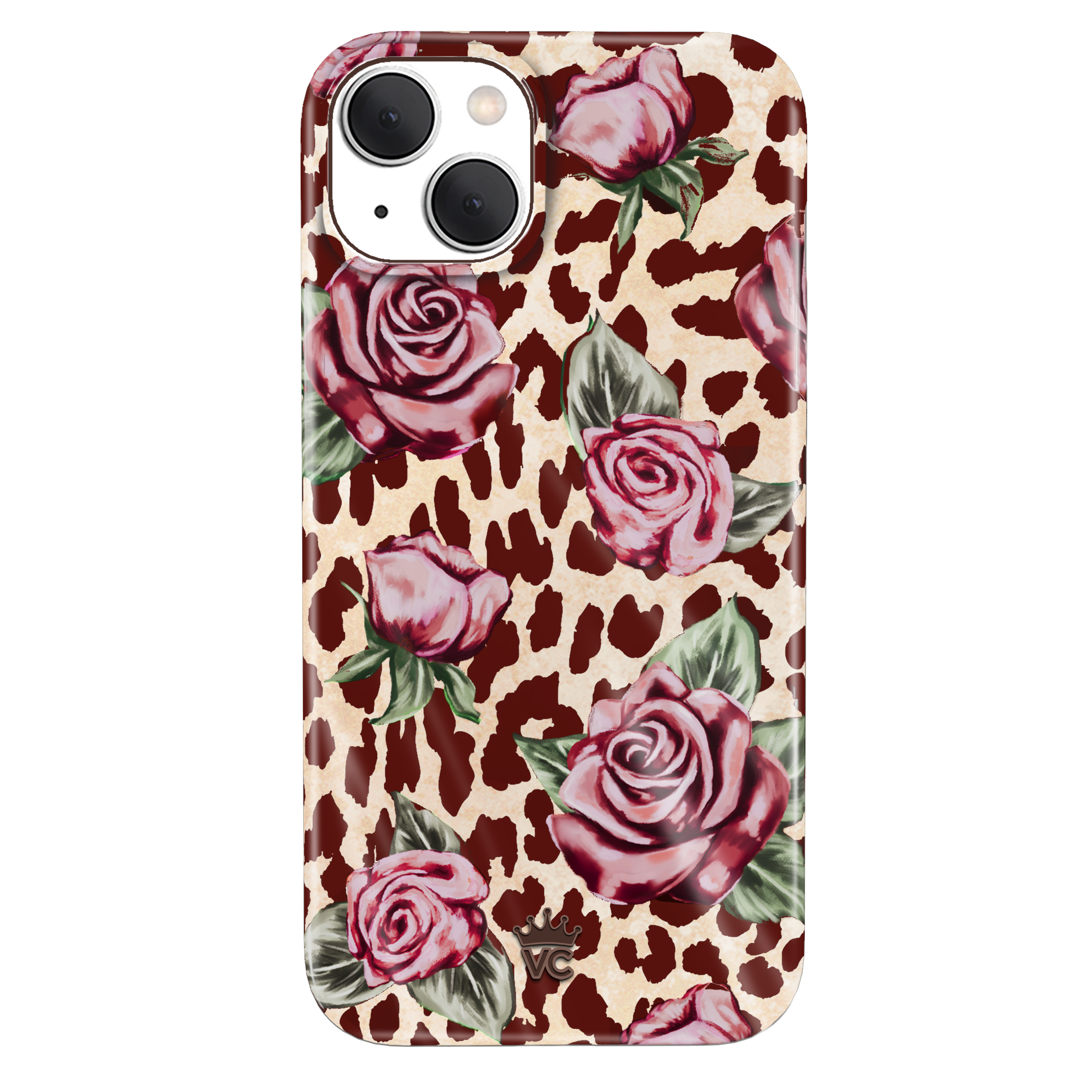 Rosy Leopard iPhone Case