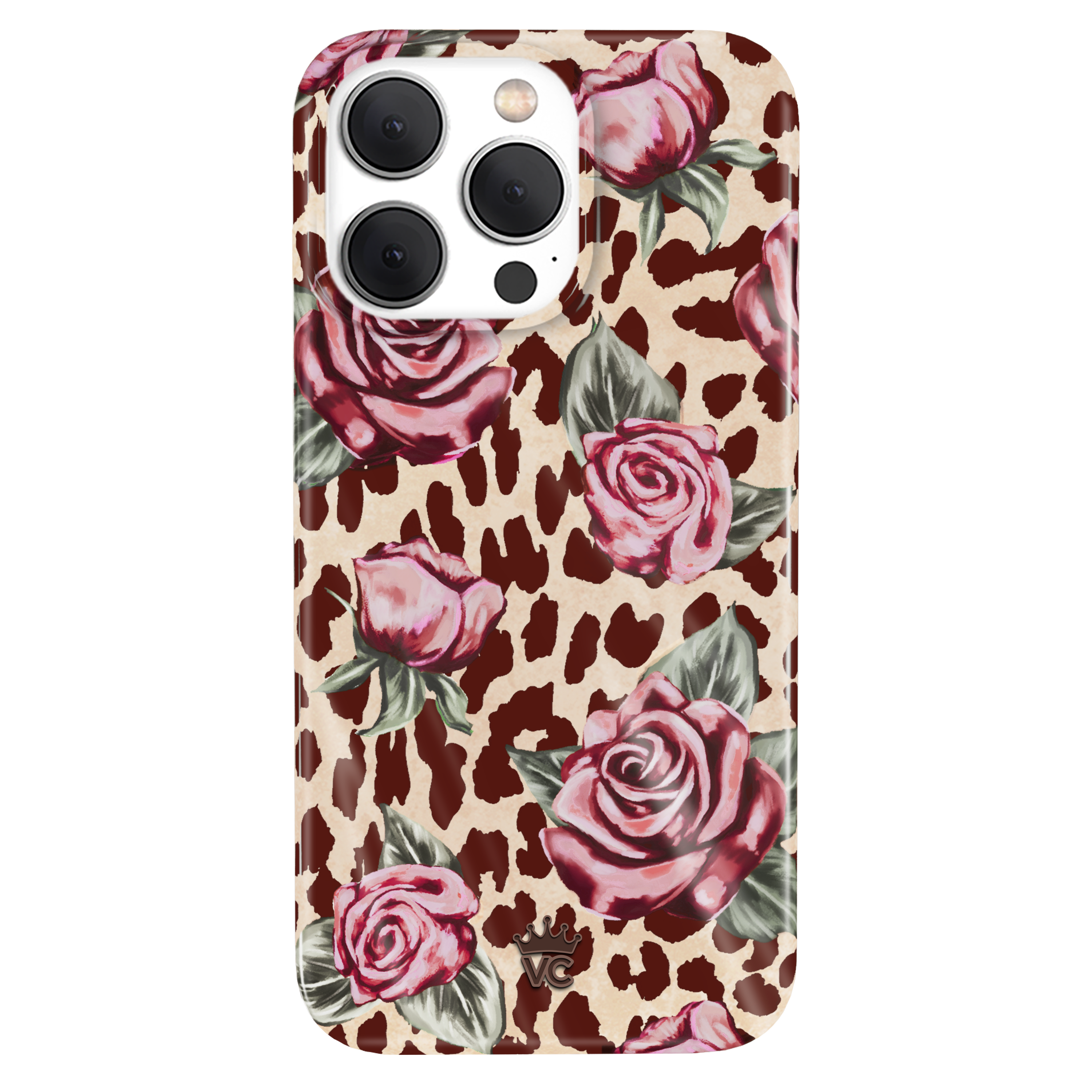 Rosy Leopard iPhone Case