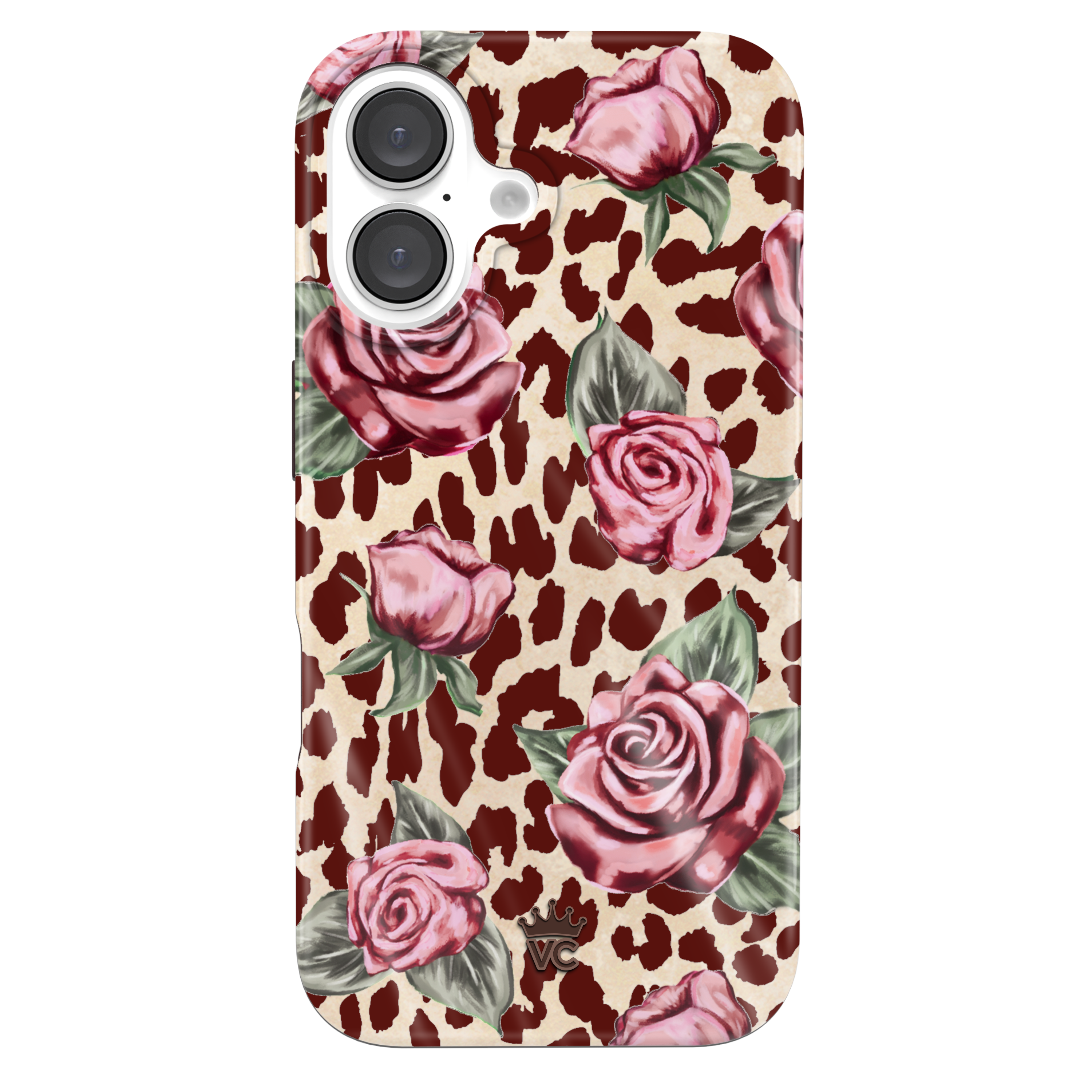 Rosy Leopard iPhone Case