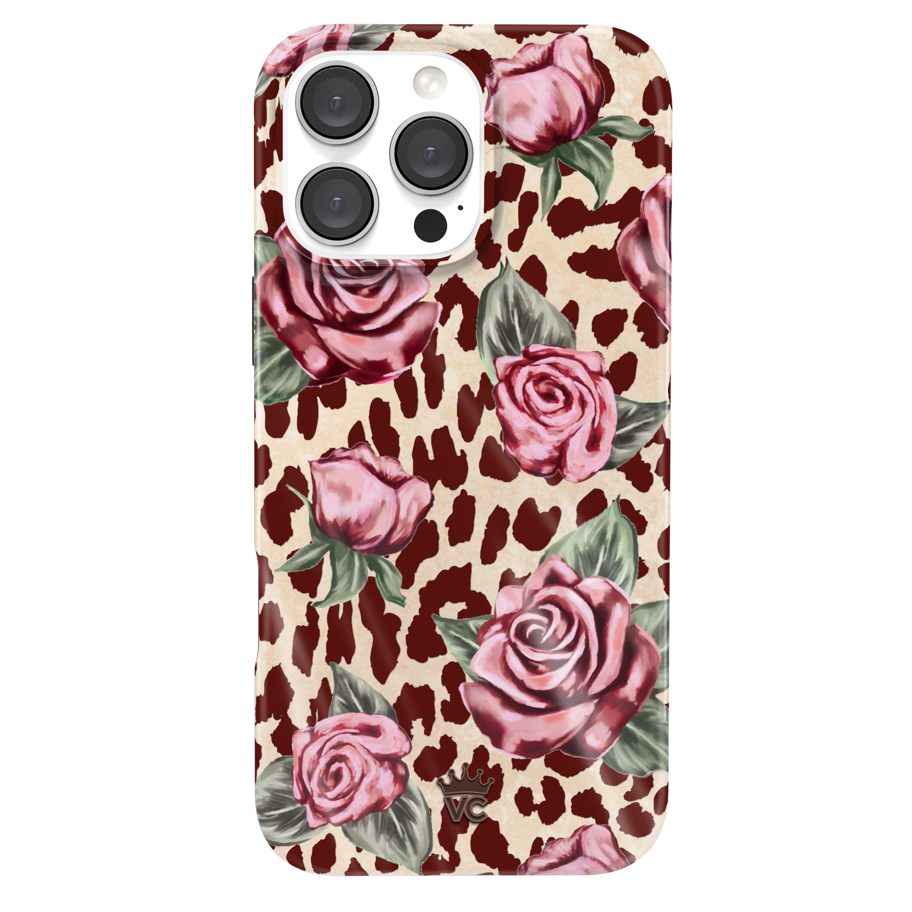 Rosy Leopard iPhone Case