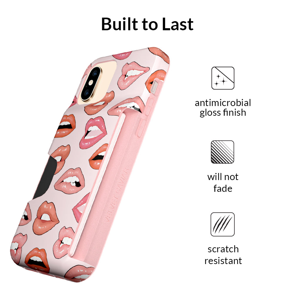 Nude Lips iPhone Wallet Case