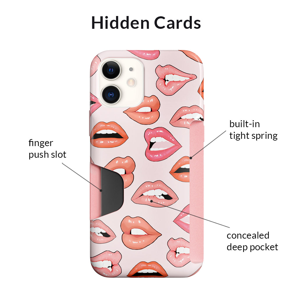 Nude Lips iPhone Wallet Case