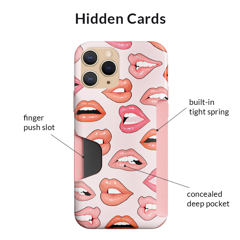 Nude Lips iPhone Wallet Case