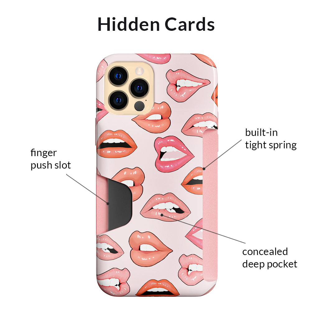 Nude Lips iPhone Wallet Case