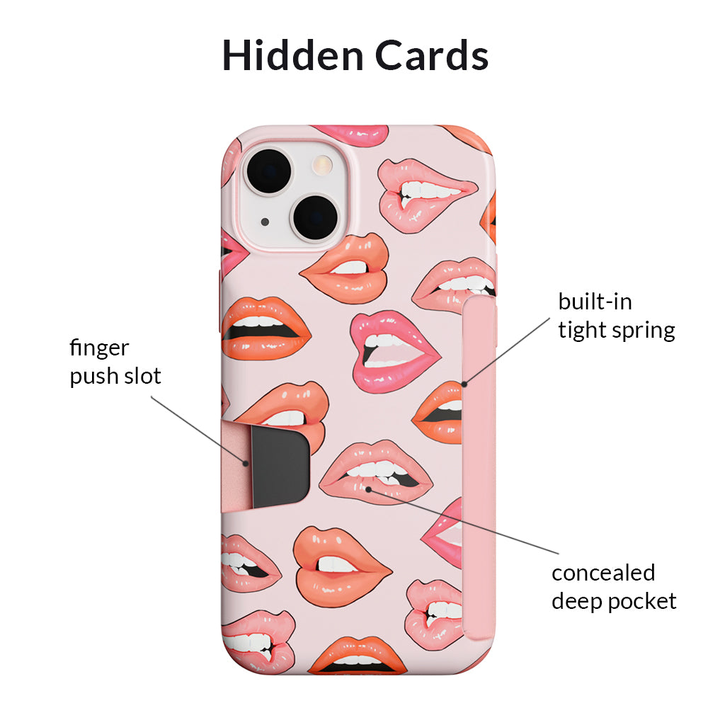 Nude Lips iPhone Wallet Case