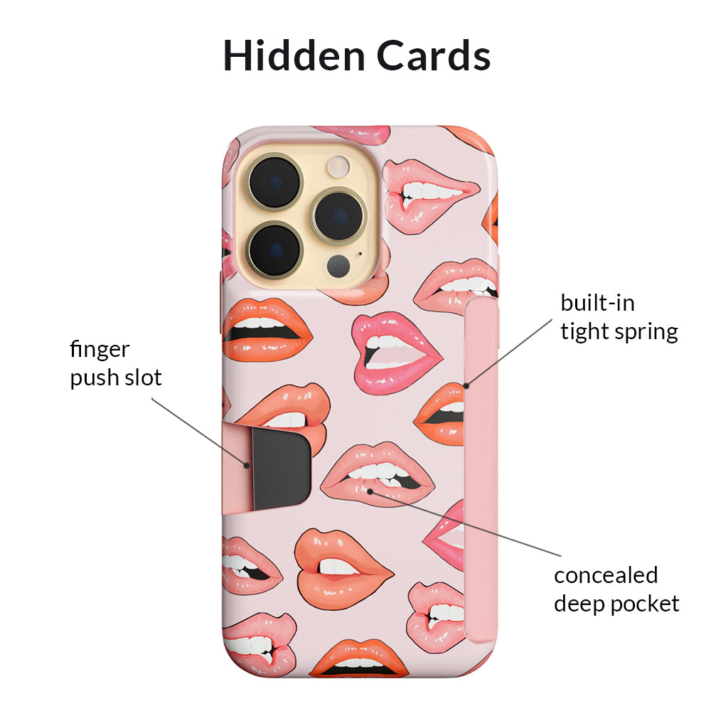 Nude Lips iPhone Wallet Case
