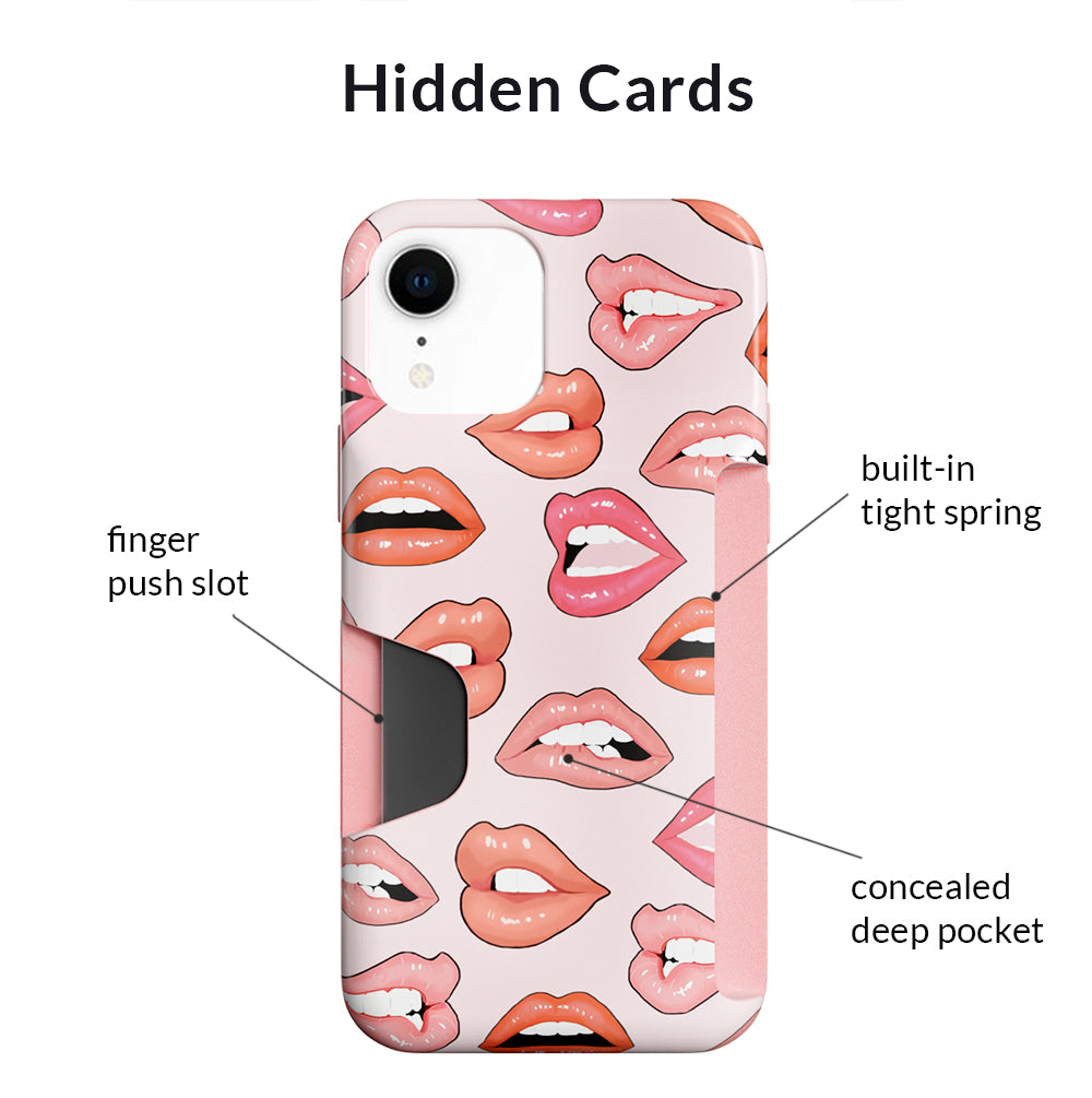 Nude Lips iPhone Wallet Case