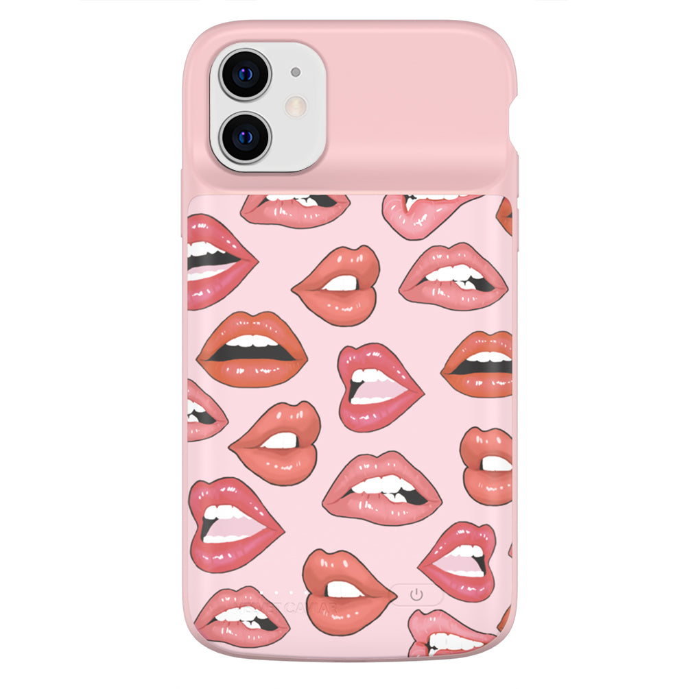 Nude Lips iPhone Charging Case