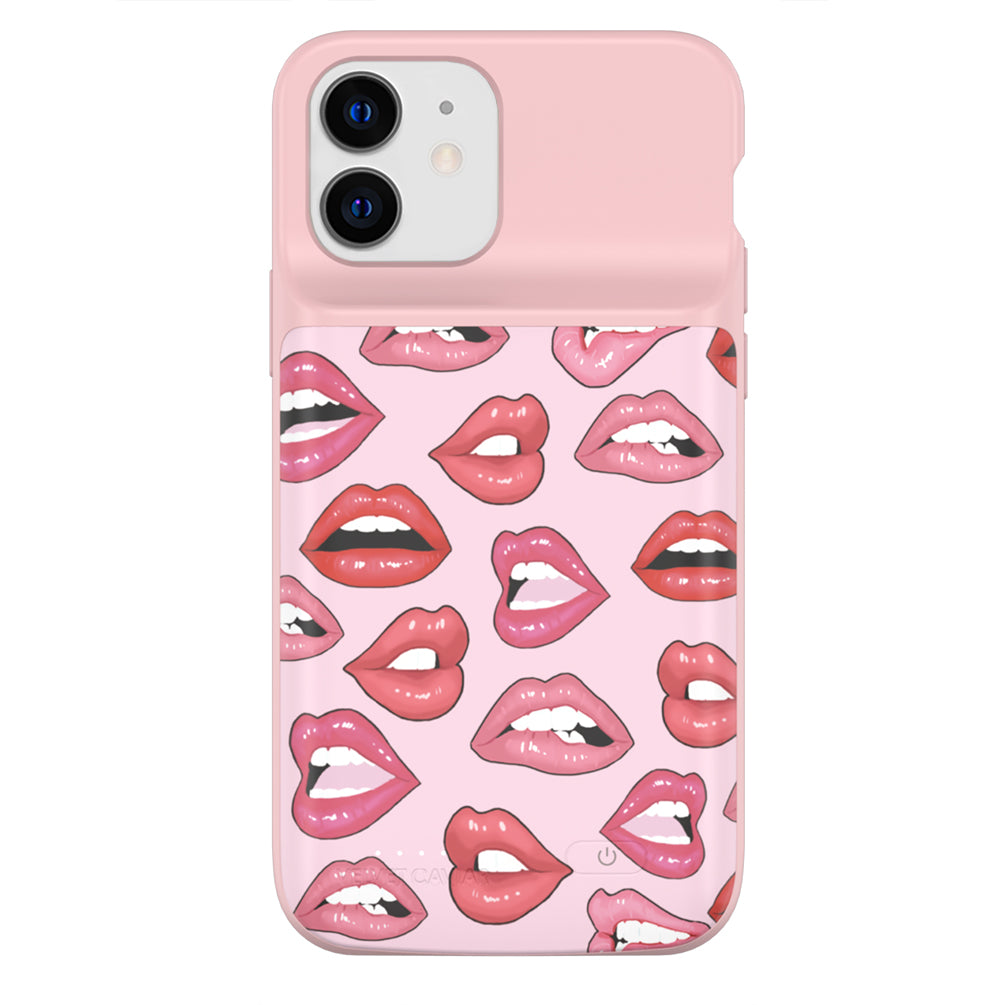Nude Lips iPhone Charging Case