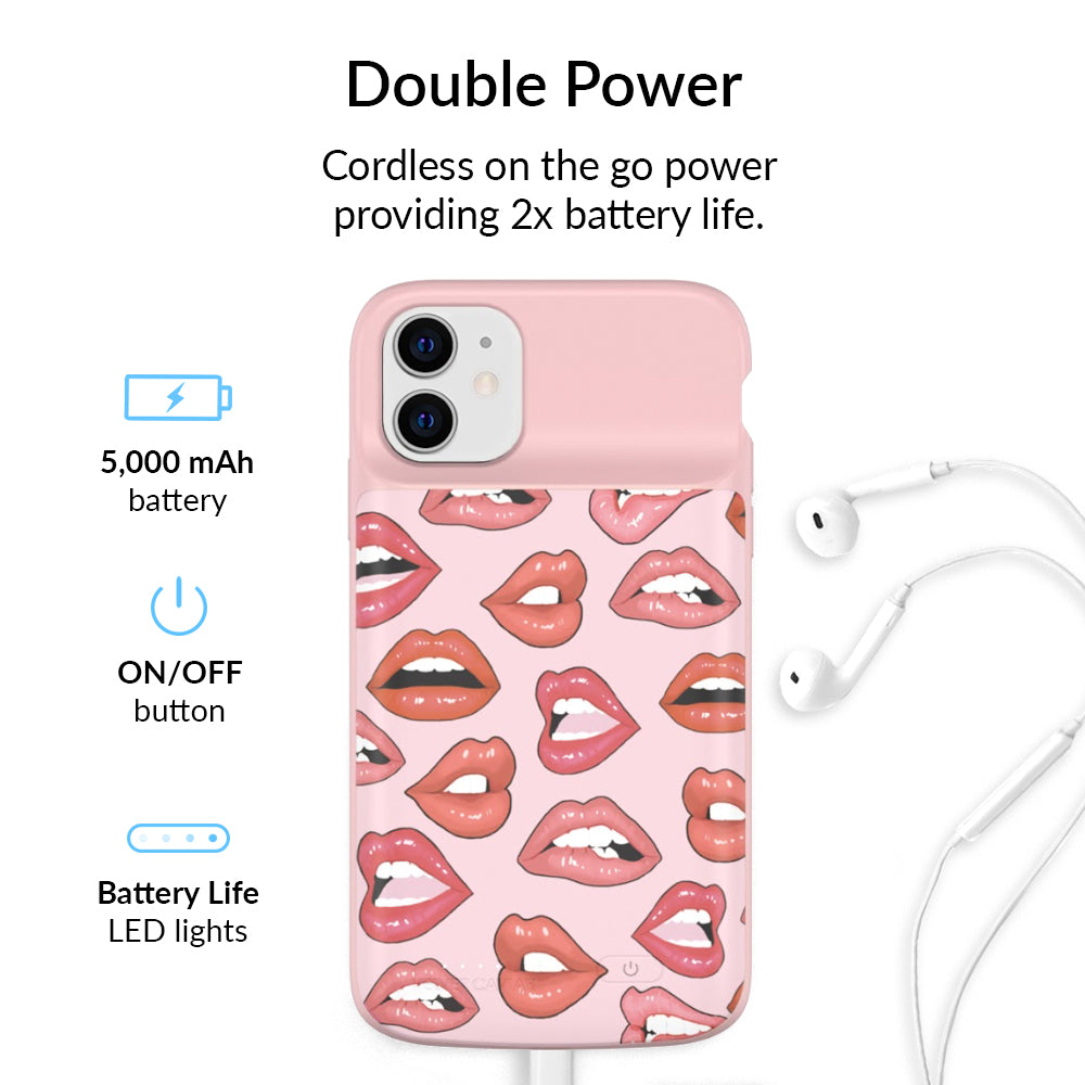 Nude Lips iPhone Charging Case