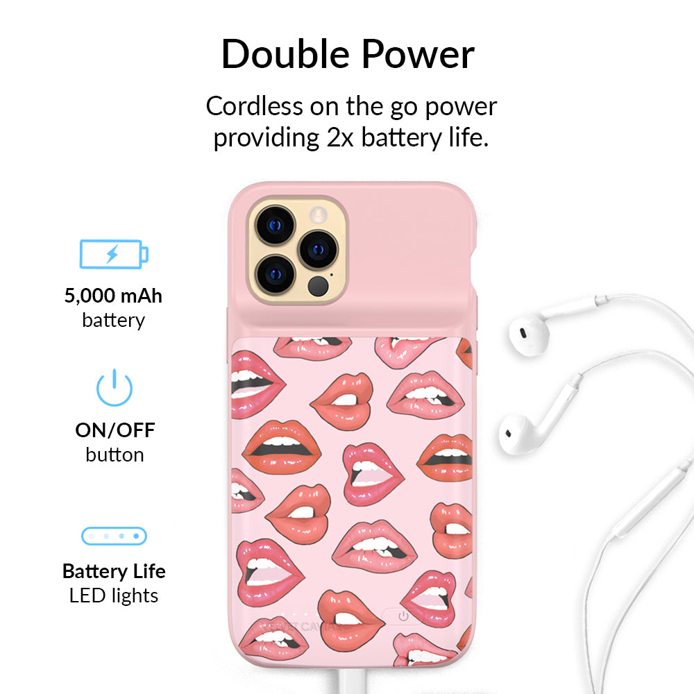 Nude Lips iPhone Charging Case