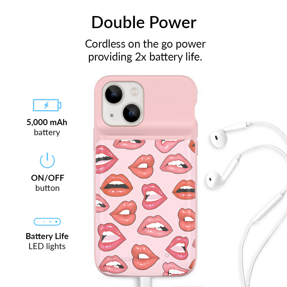 Nude Lips iPhone Charging Case