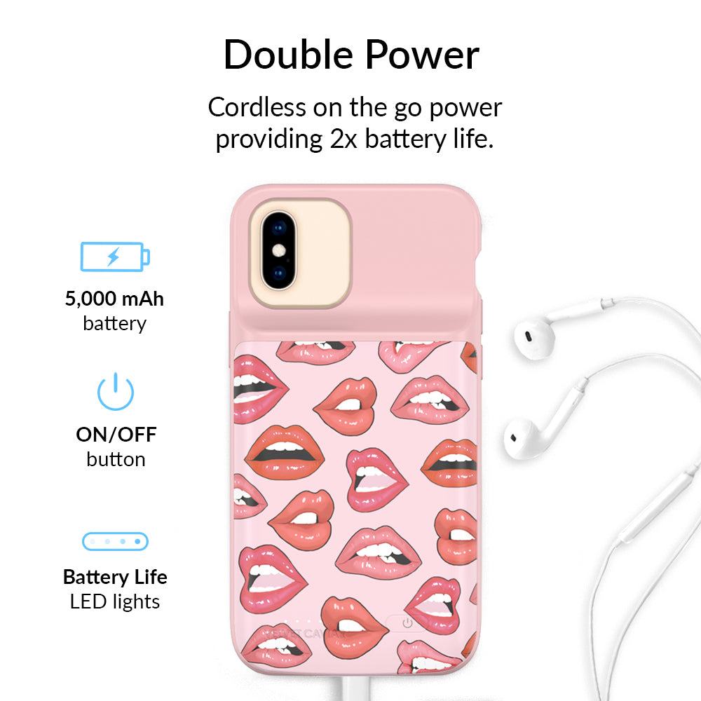 Nude Lips iPhone Charging Case