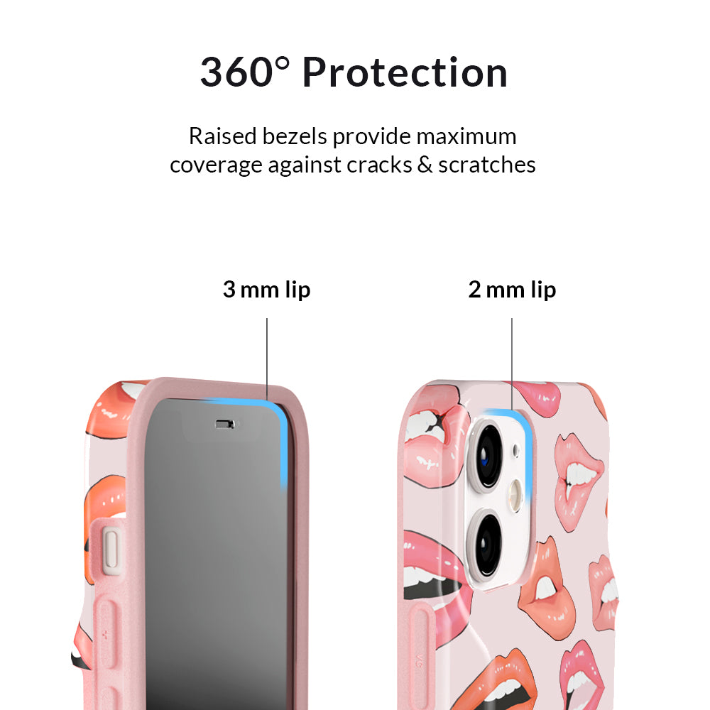 Nude Lips iPhone Wallet Case