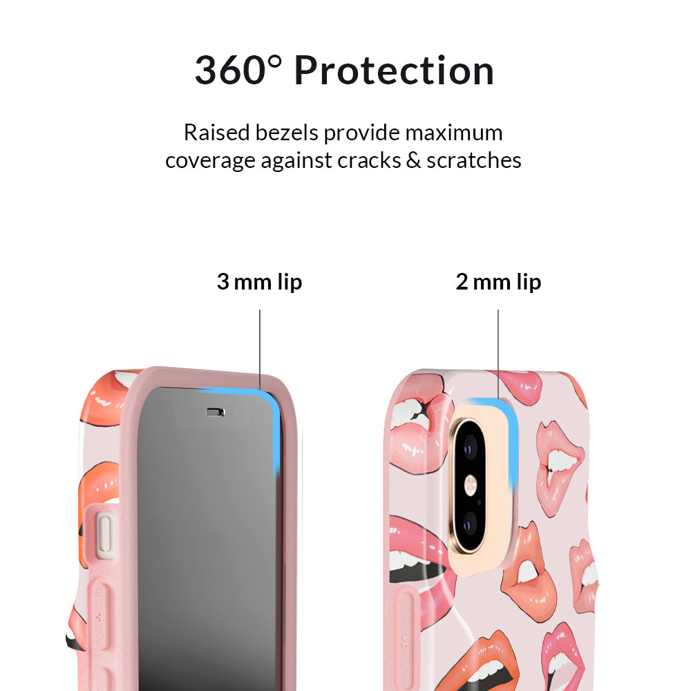 Nude Lips iPhone Wallet Case