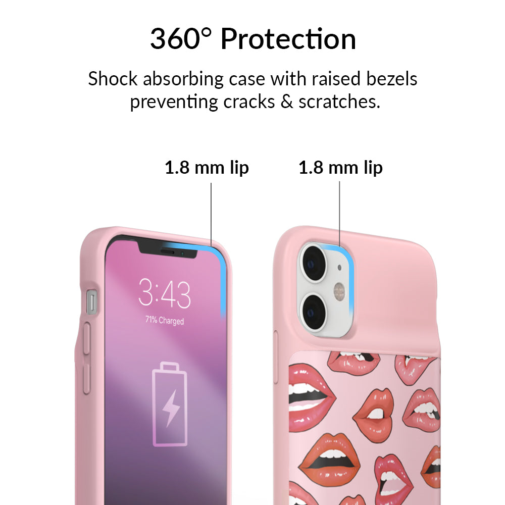 Nude Lips iPhone Charging Case