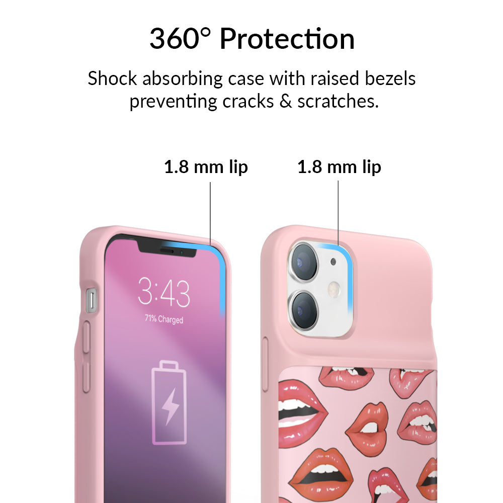 Nude Lips iPhone Charging Case