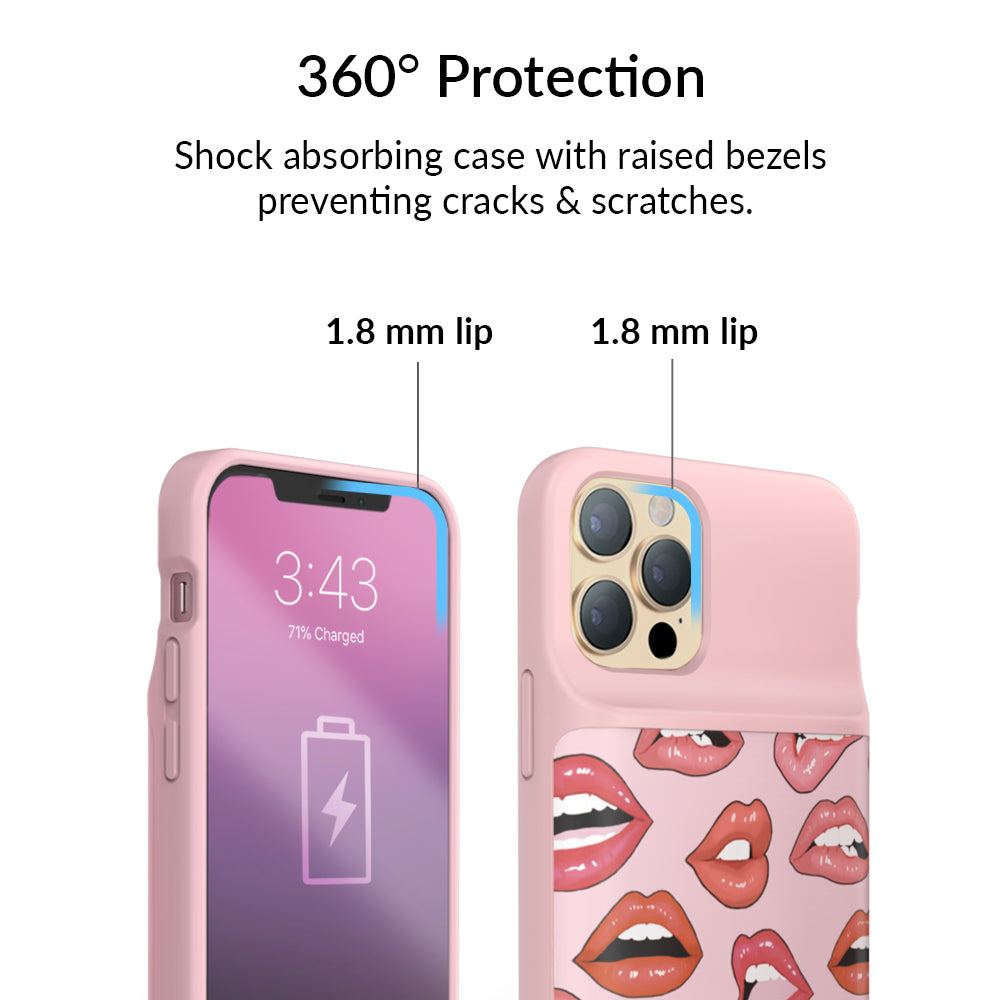 Nude Lips iPhone Charging Case