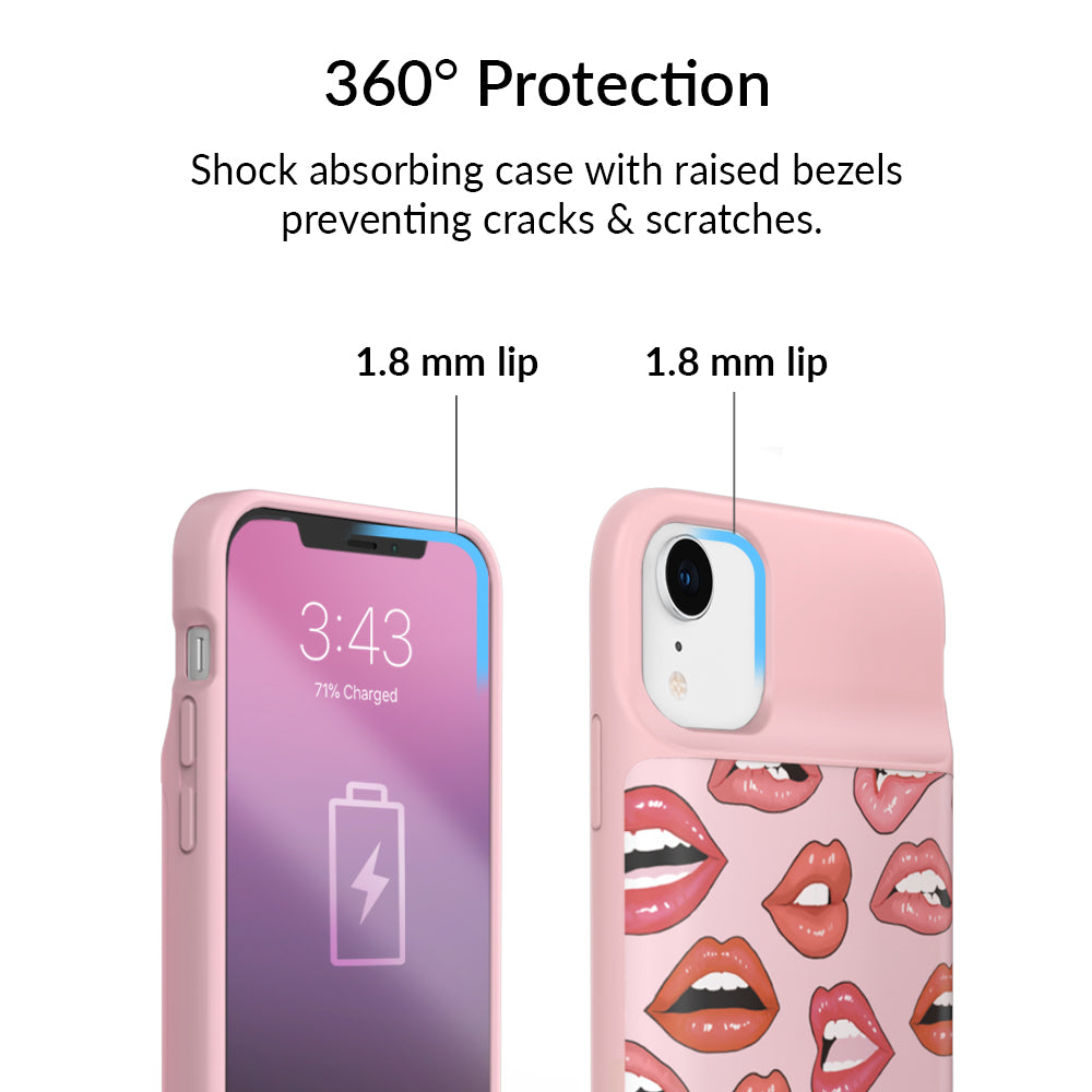 Nude Lips iPhone Charging Case