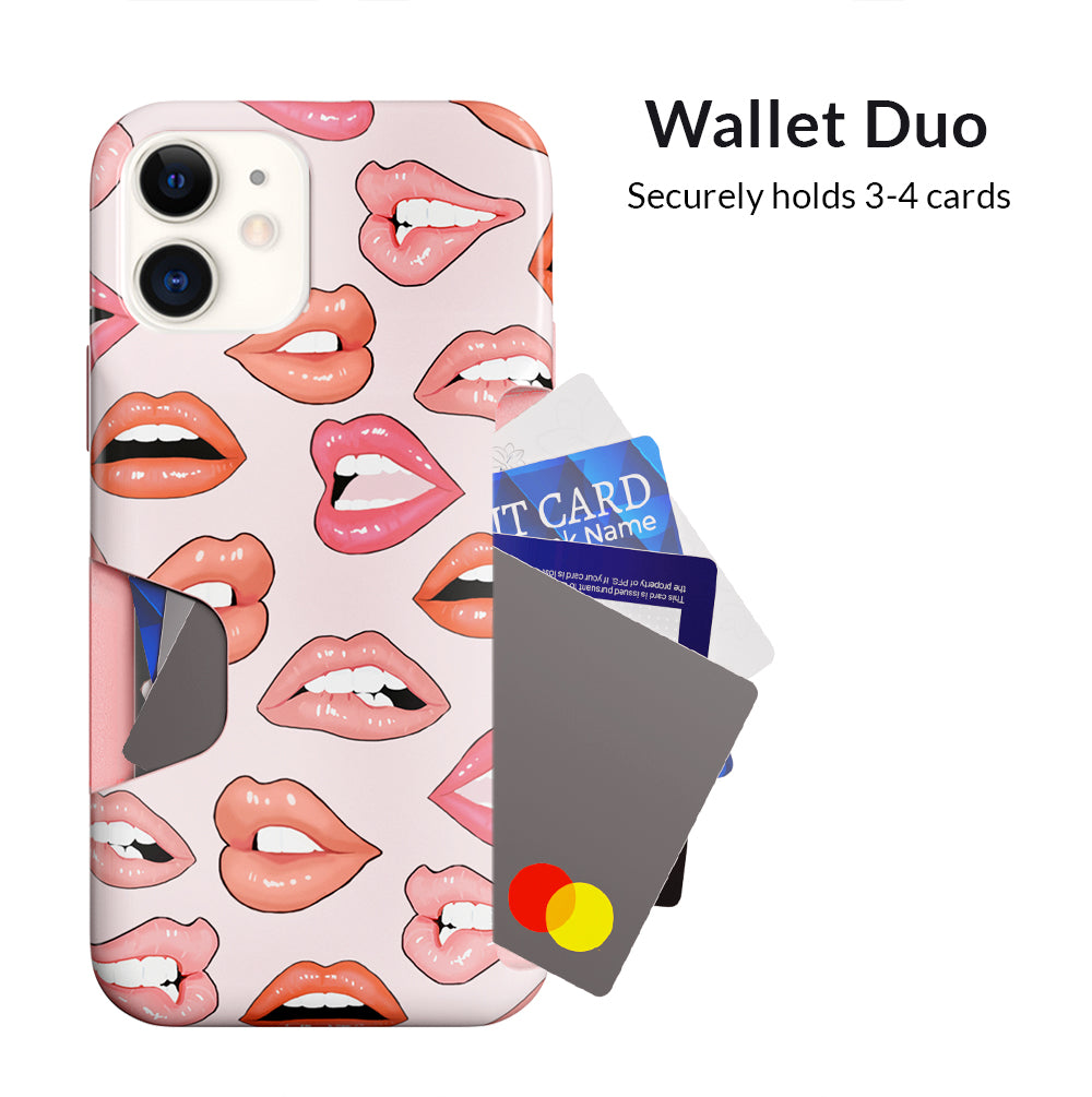 Nude Lips iPhone Wallet Case