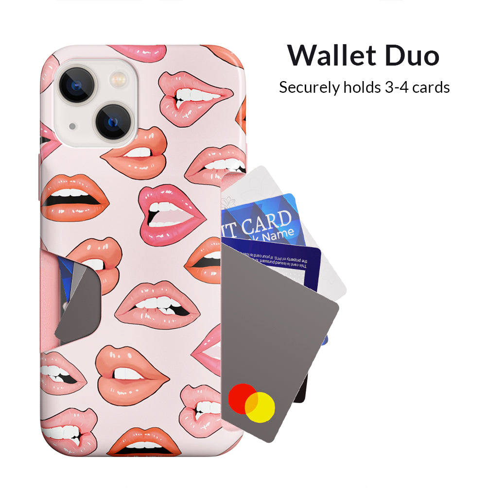 Nude Lips iPhone Wallet Case