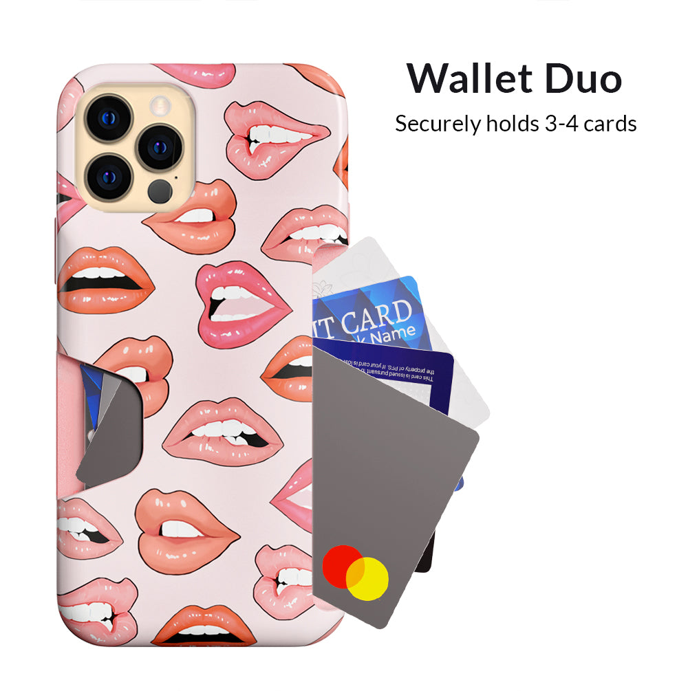 Nude Lips iPhone Wallet Case